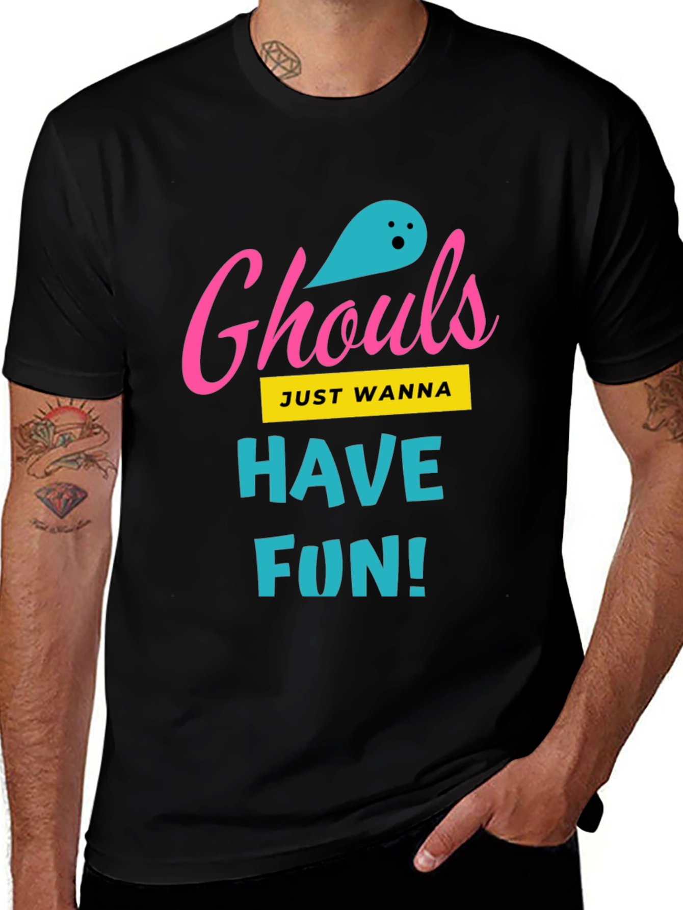 Ghouls Just Wanna Have Fun Graphic T-Shirt