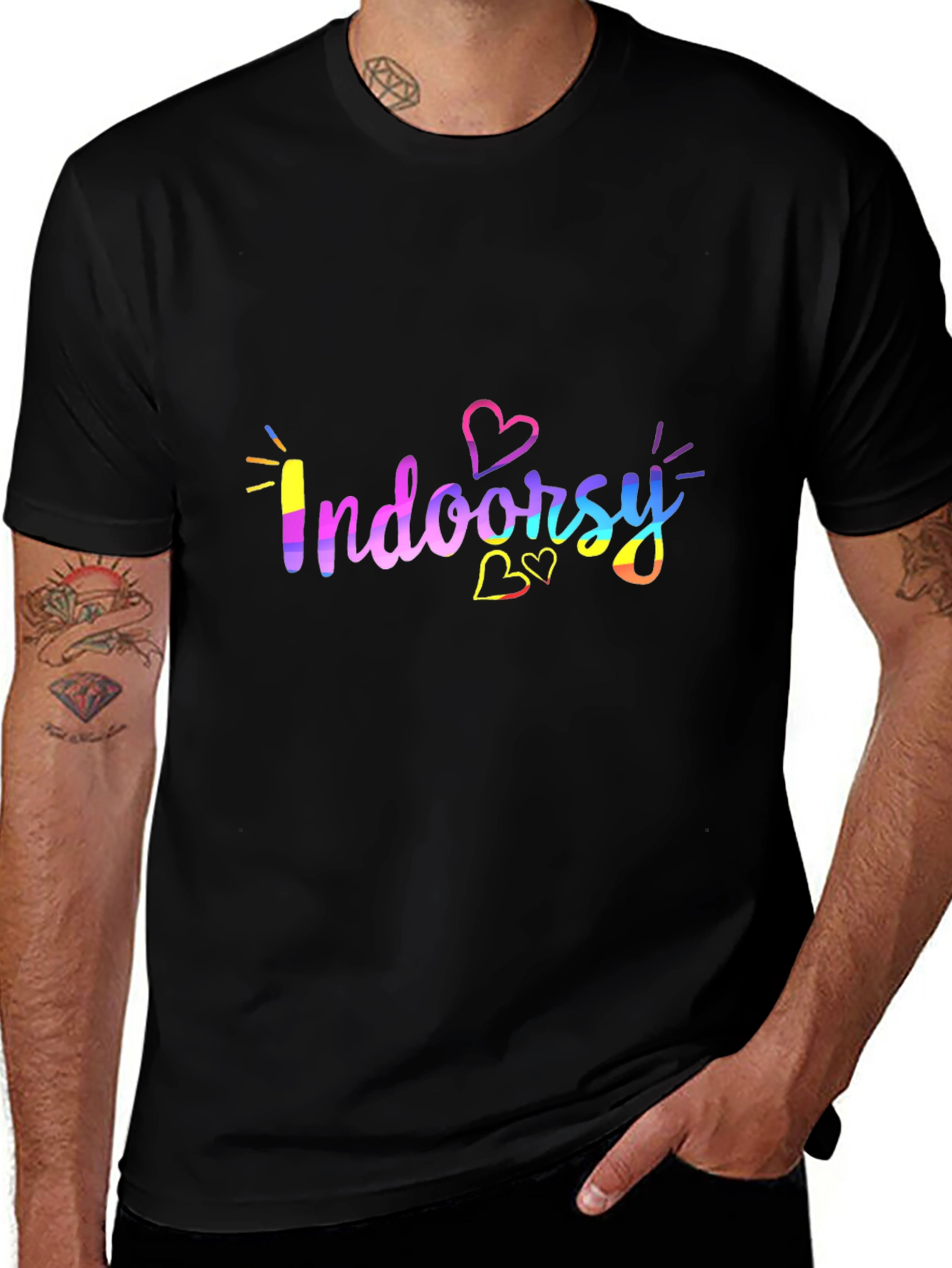 Indoor Fun T-Shirt - Colorful & Comfy