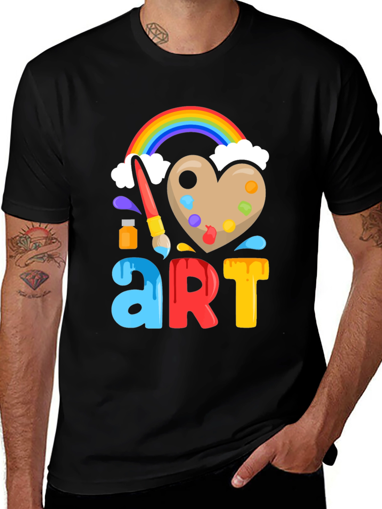 Variant 10 of Creative Artist Rainbow T-Shirt