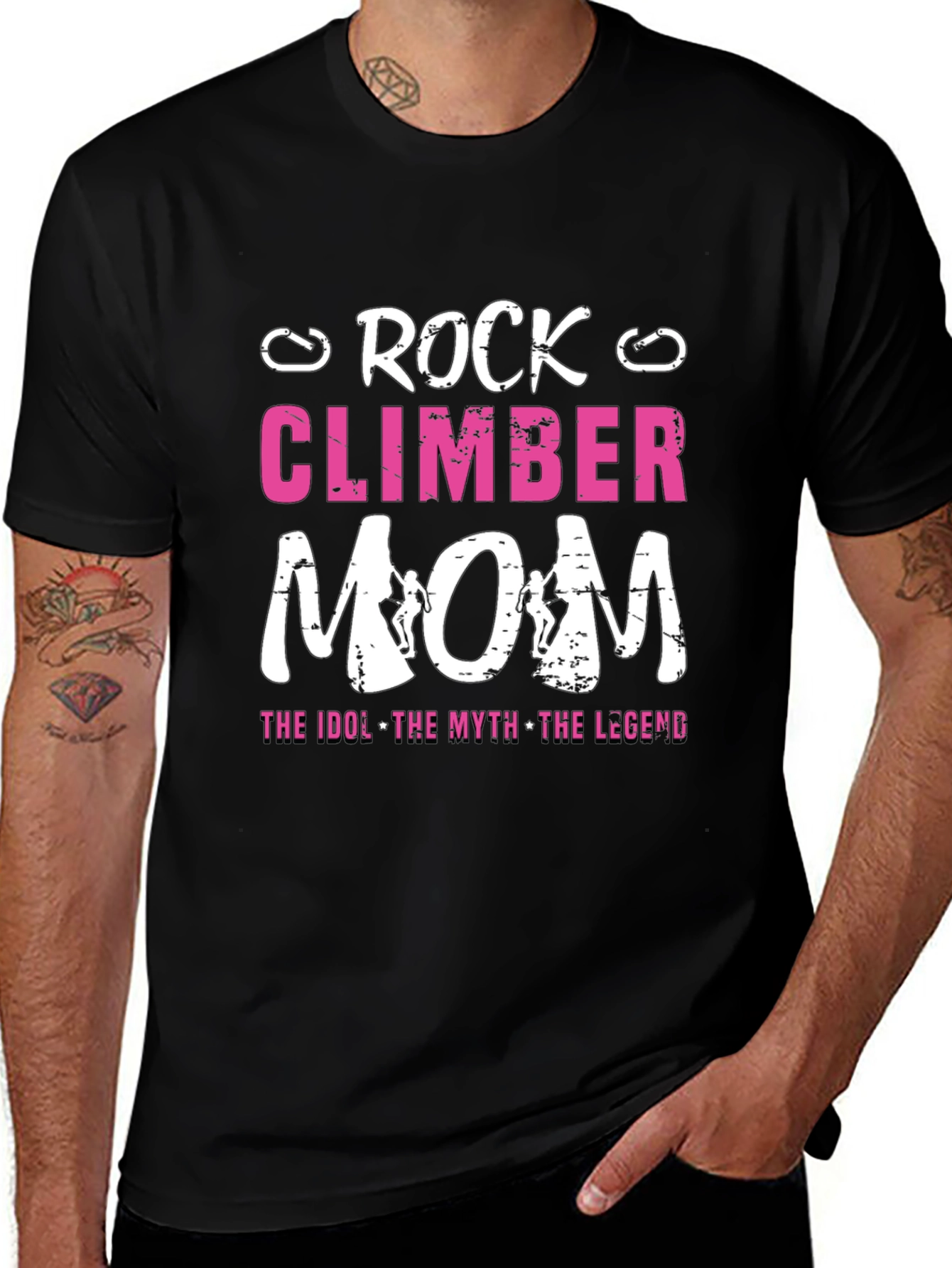 Variant 16 of Rock Climber Mom T-Shirt - Idol, Myth, Legend