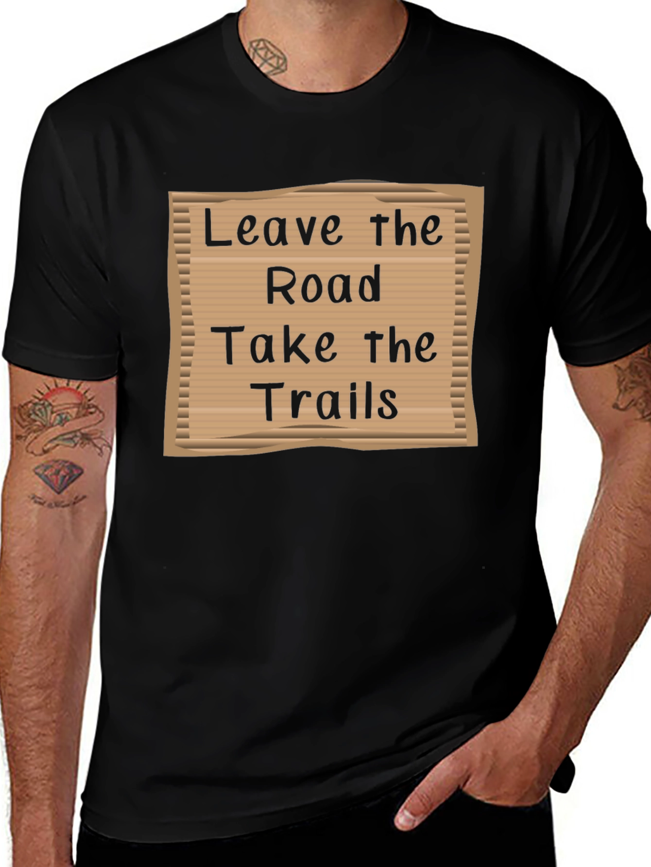 Variant 8 of Leave the Road Take the Trails T-Shirt