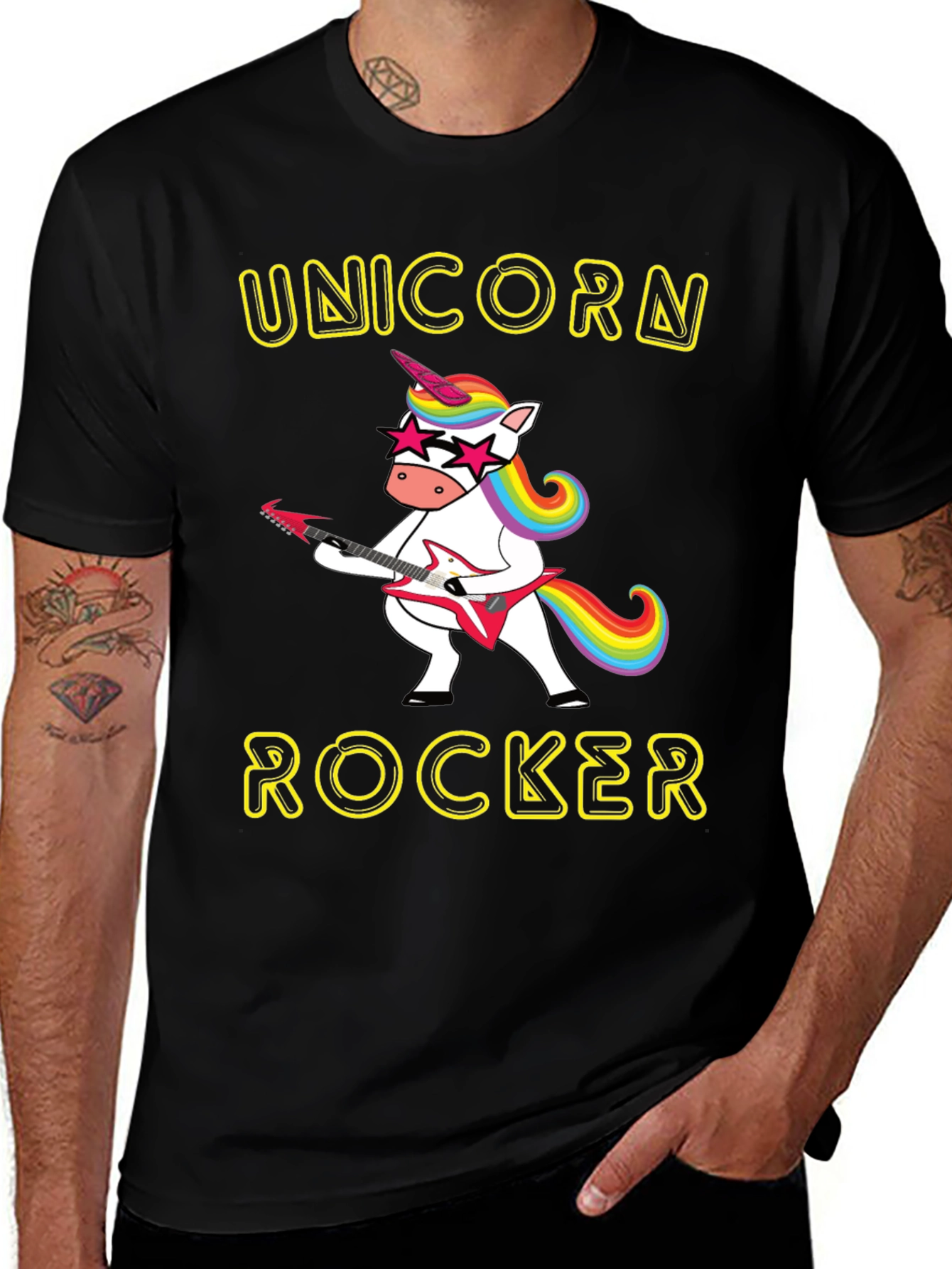 Variant 8 of Unicorn Rocker Graphic Tee