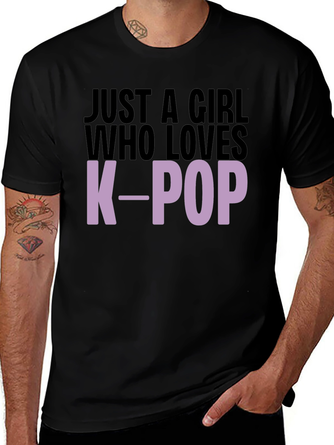 Just A Girl Who Loves K-Pop T-Shirt