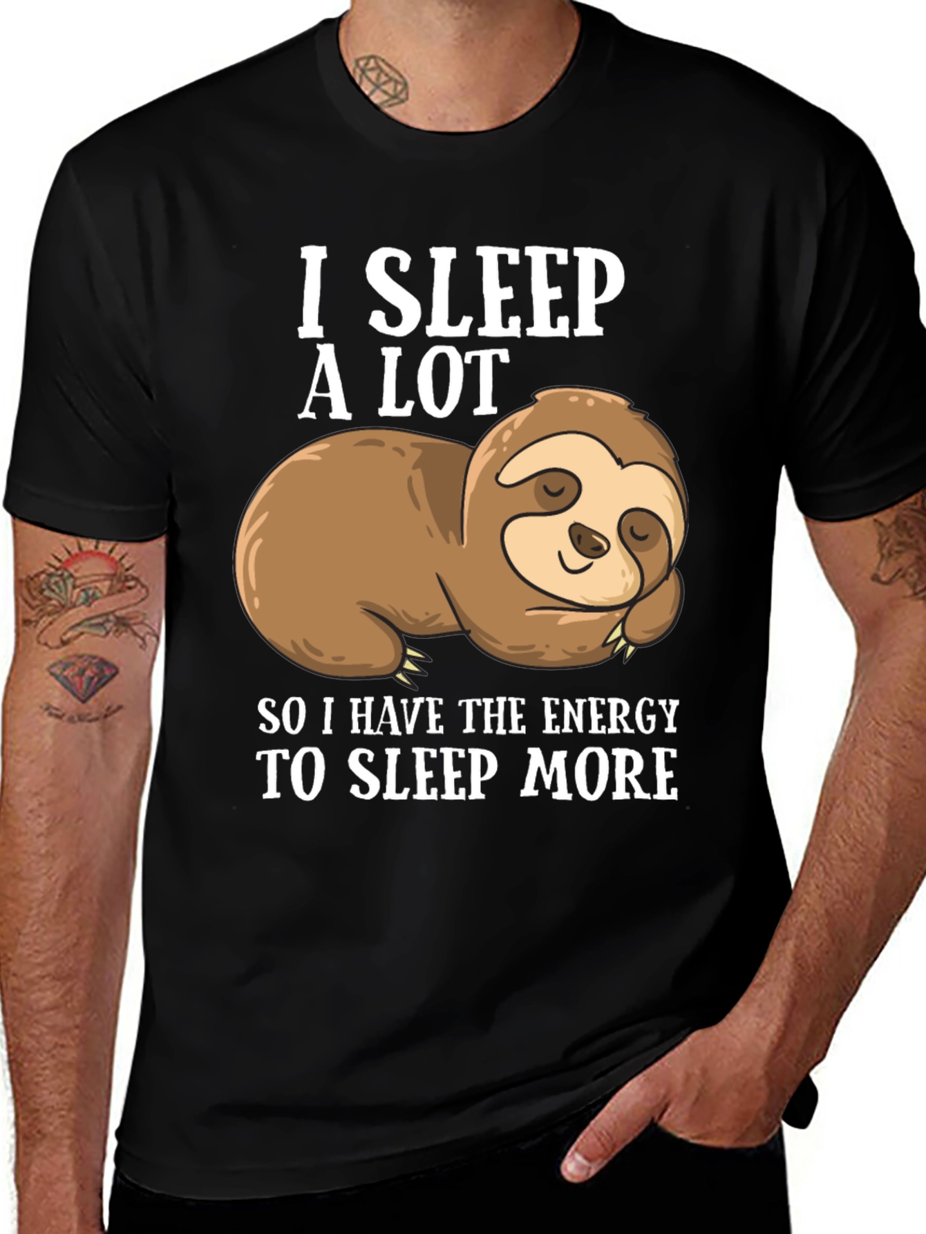 Variant 13 of Funny Sloth T-Shirt - I Sleep A Lot
