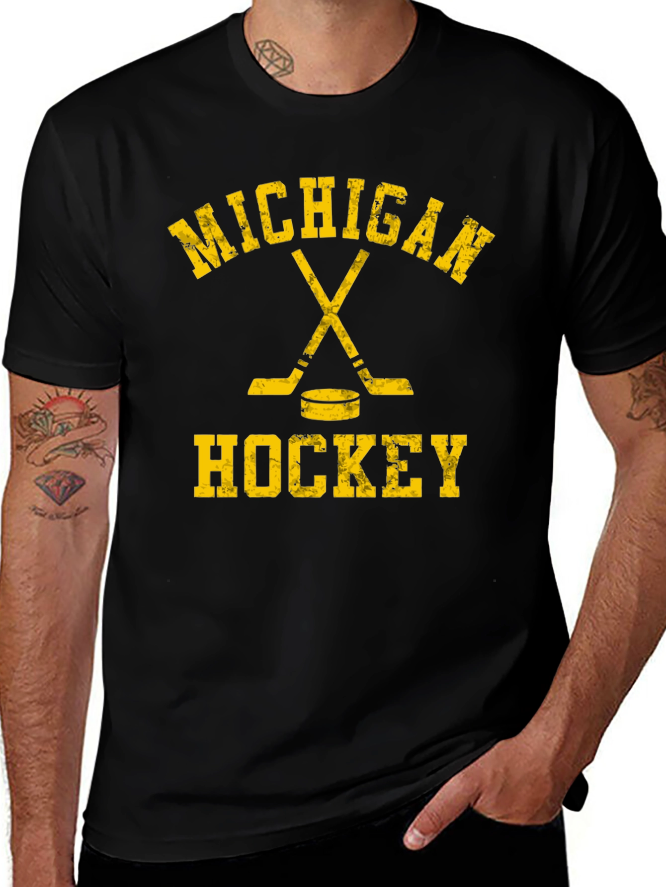 Michigan Hockey Graphic T-Shirt