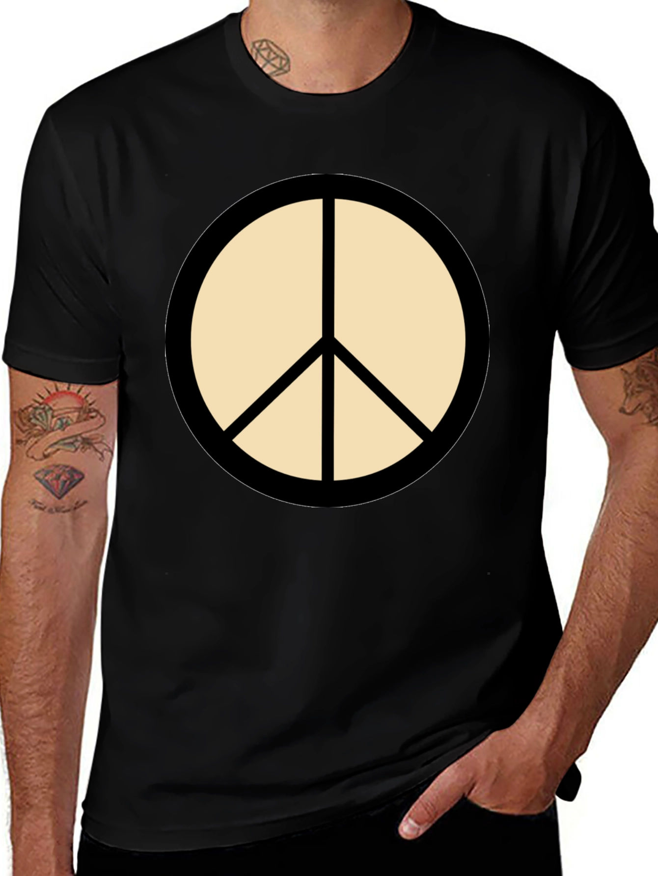 Variant 15 of Peace Sign T-Shirt - Stylish & Comfortable Casual Wear