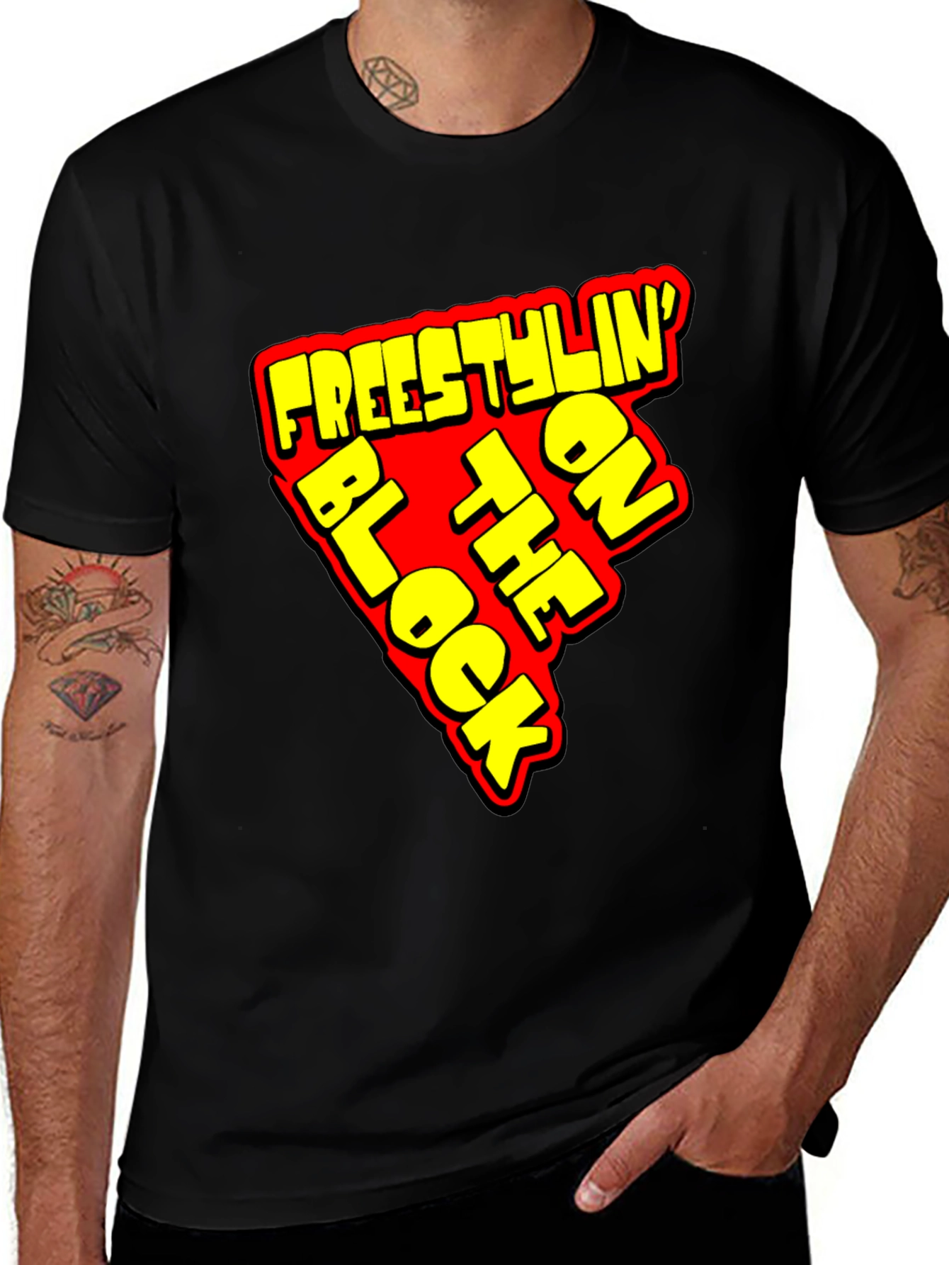 Variant 24 of Freestylin' on the Block Graphic Tee