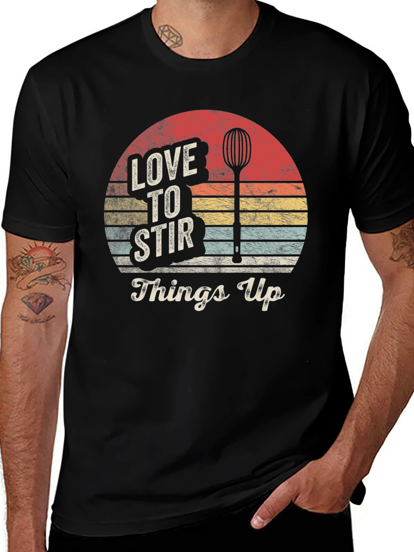 Variant 11 of Love to Stir Things Up Retro T-Shirt