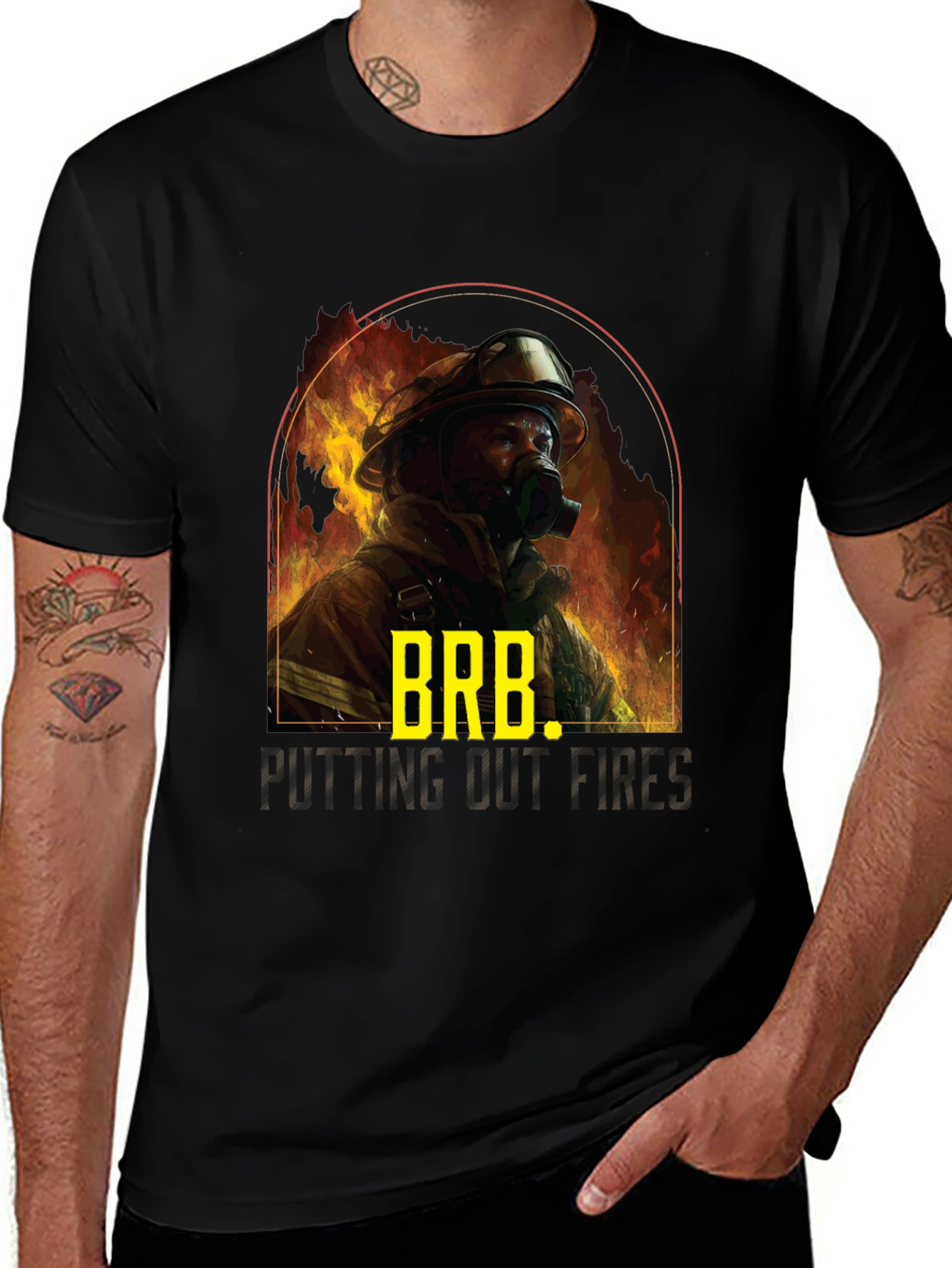 Variant 16 of Firefighter BRB T-Shirt - Putting Out Fires