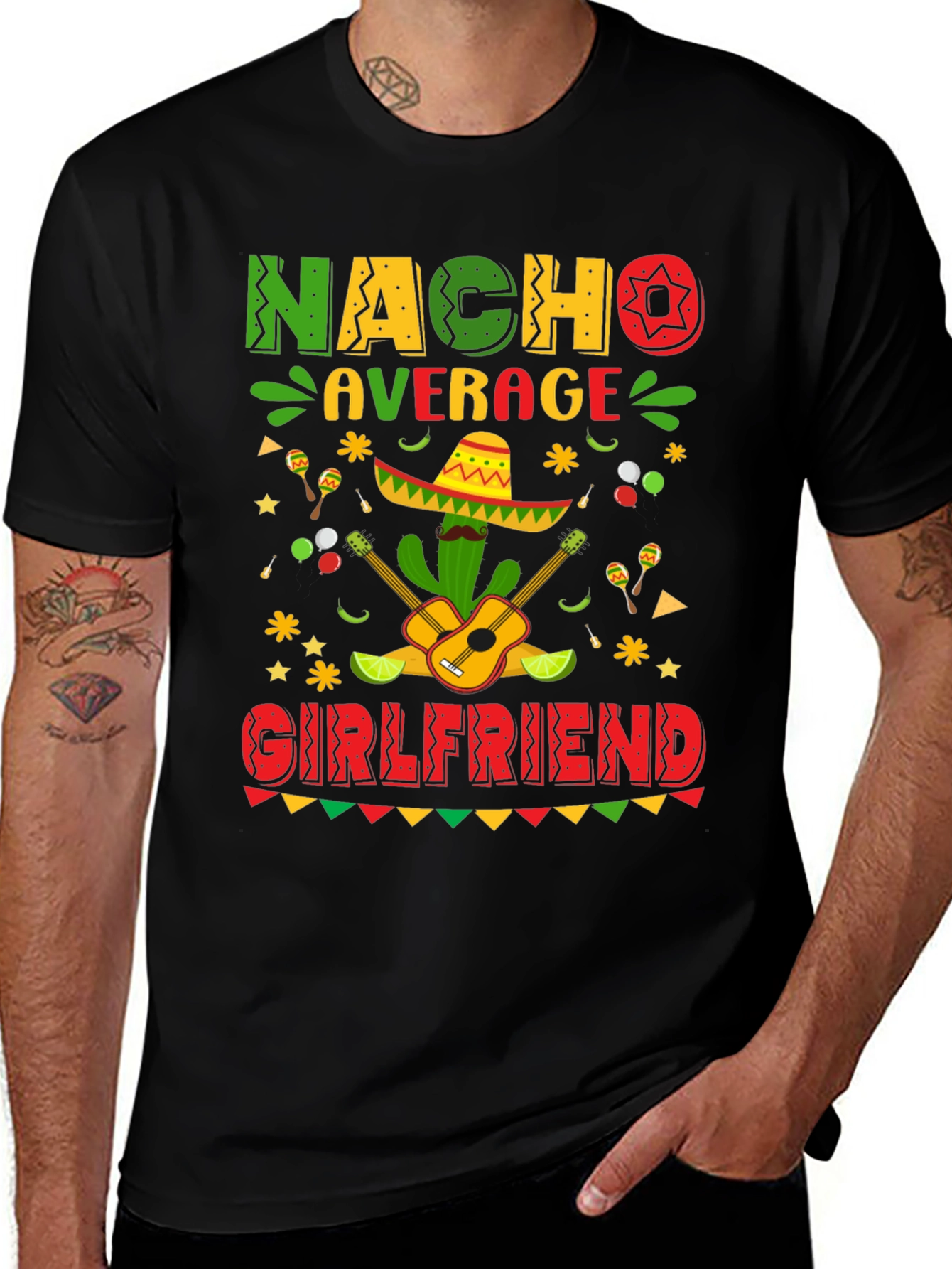 Nacho Average Girlfriend Cinco De Mayo T-Shirt