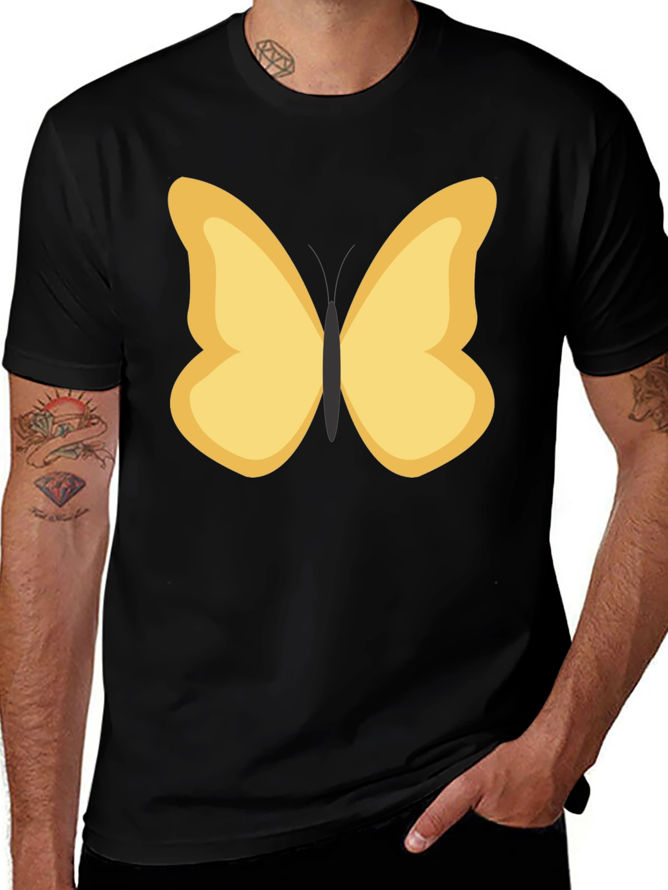 Variant 28 of Butterfly Graphic Tee - Stylish Casual Wear