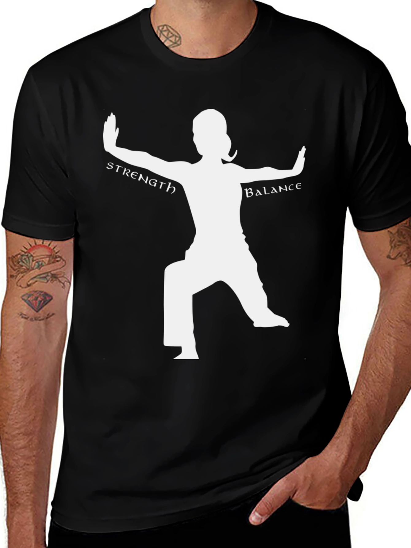 Variant 5 of Martial Arts Strength & Balance Graphic Tee