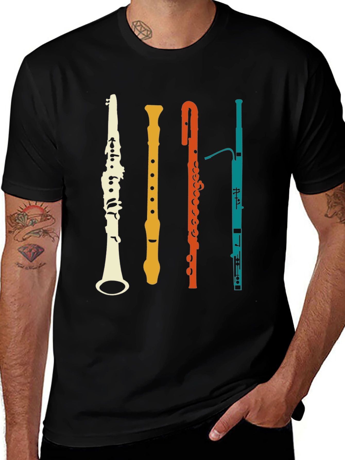 Variant 16 of Orchestral Instruments Graphic T-Shirt