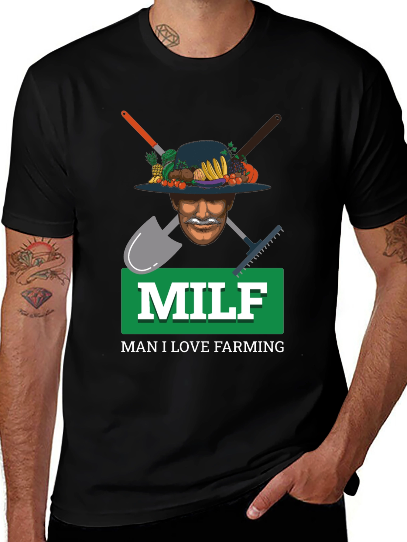 Variant 18 of Funny Farmer T-Shirt - MILF Man I Love Farming