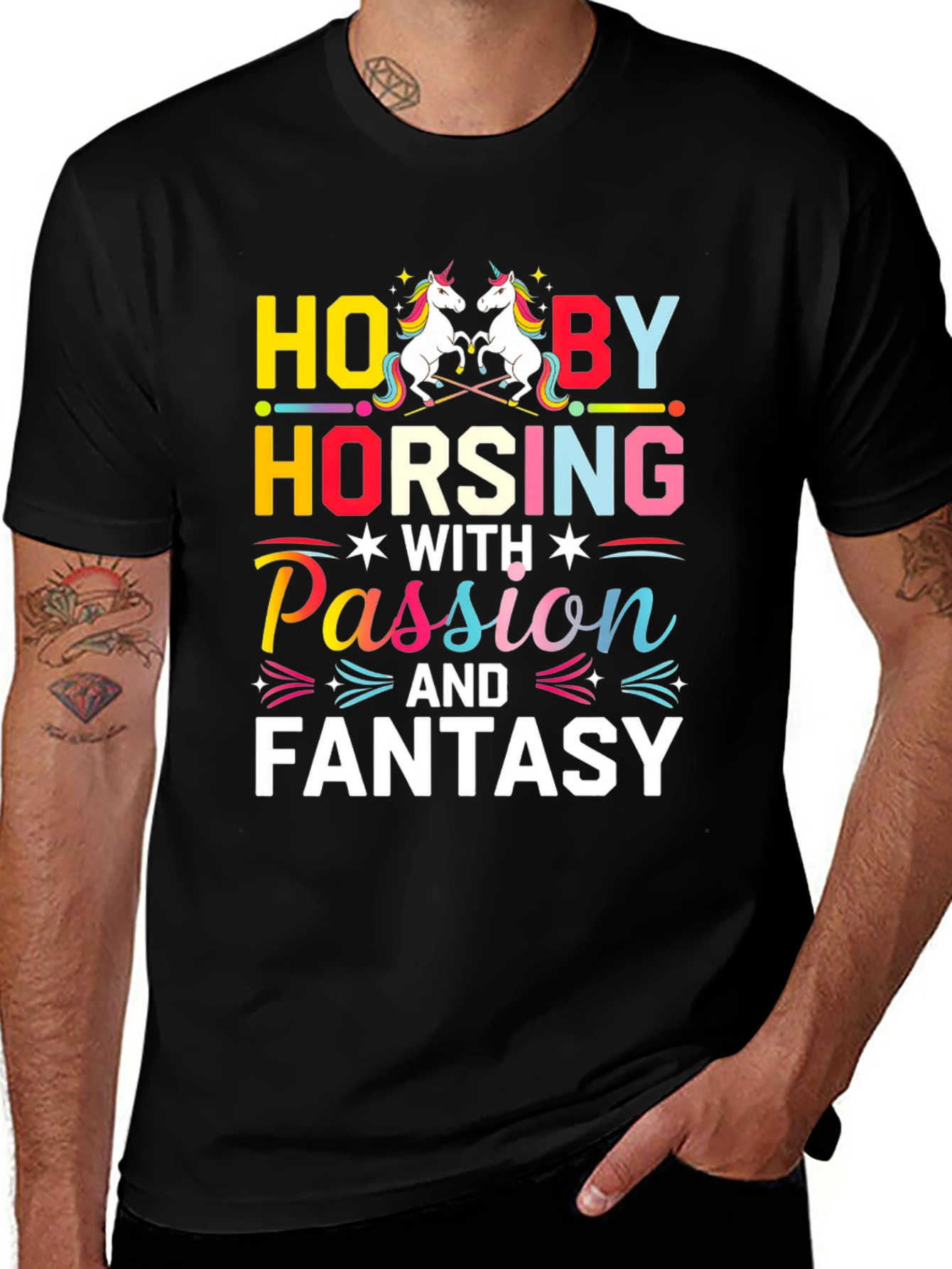 Variant 9 of Hobby Horsing with Passion T-Shirt
