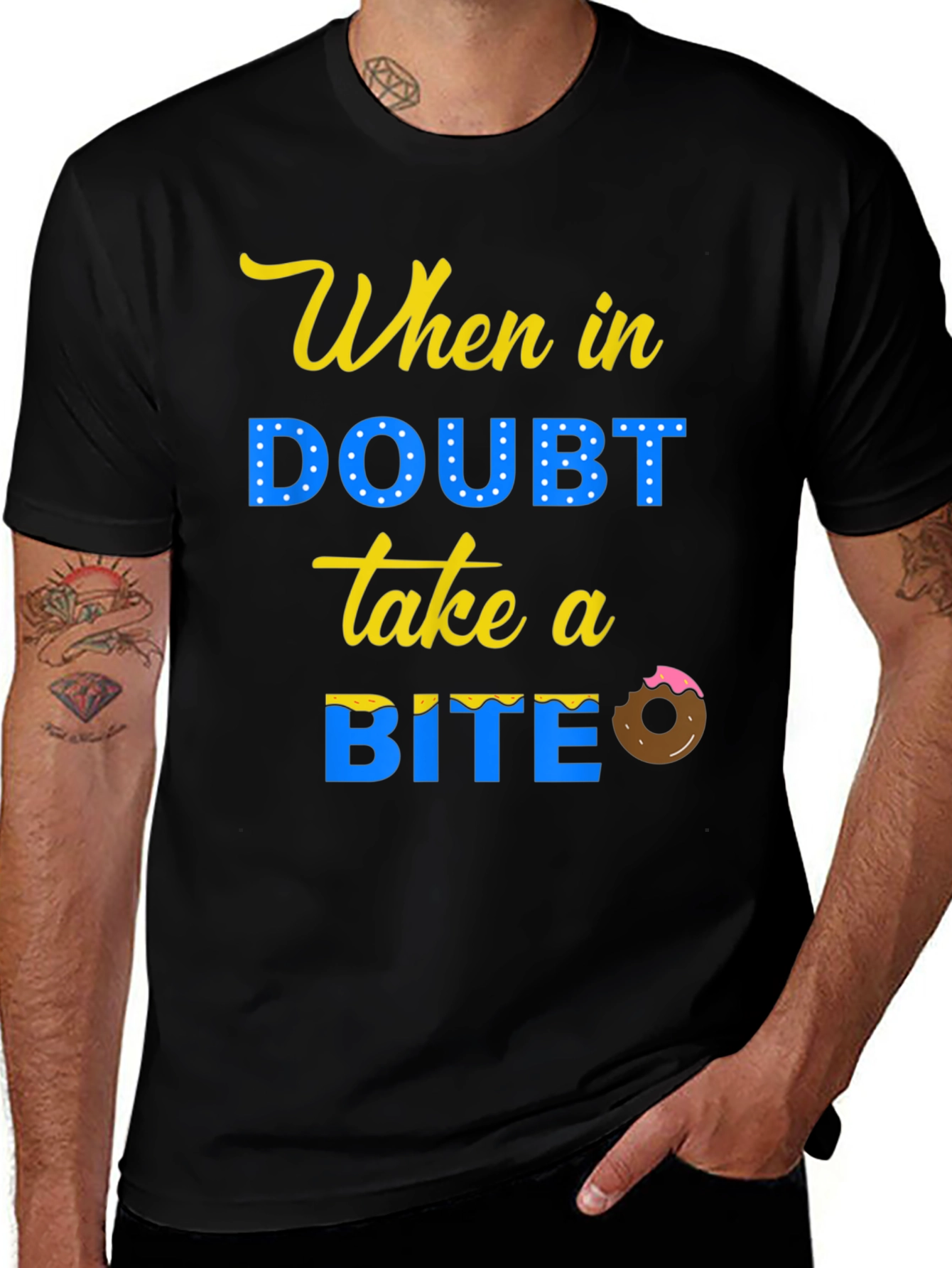 Variant 19 of When In Doubt Take A Bite T-Shirt