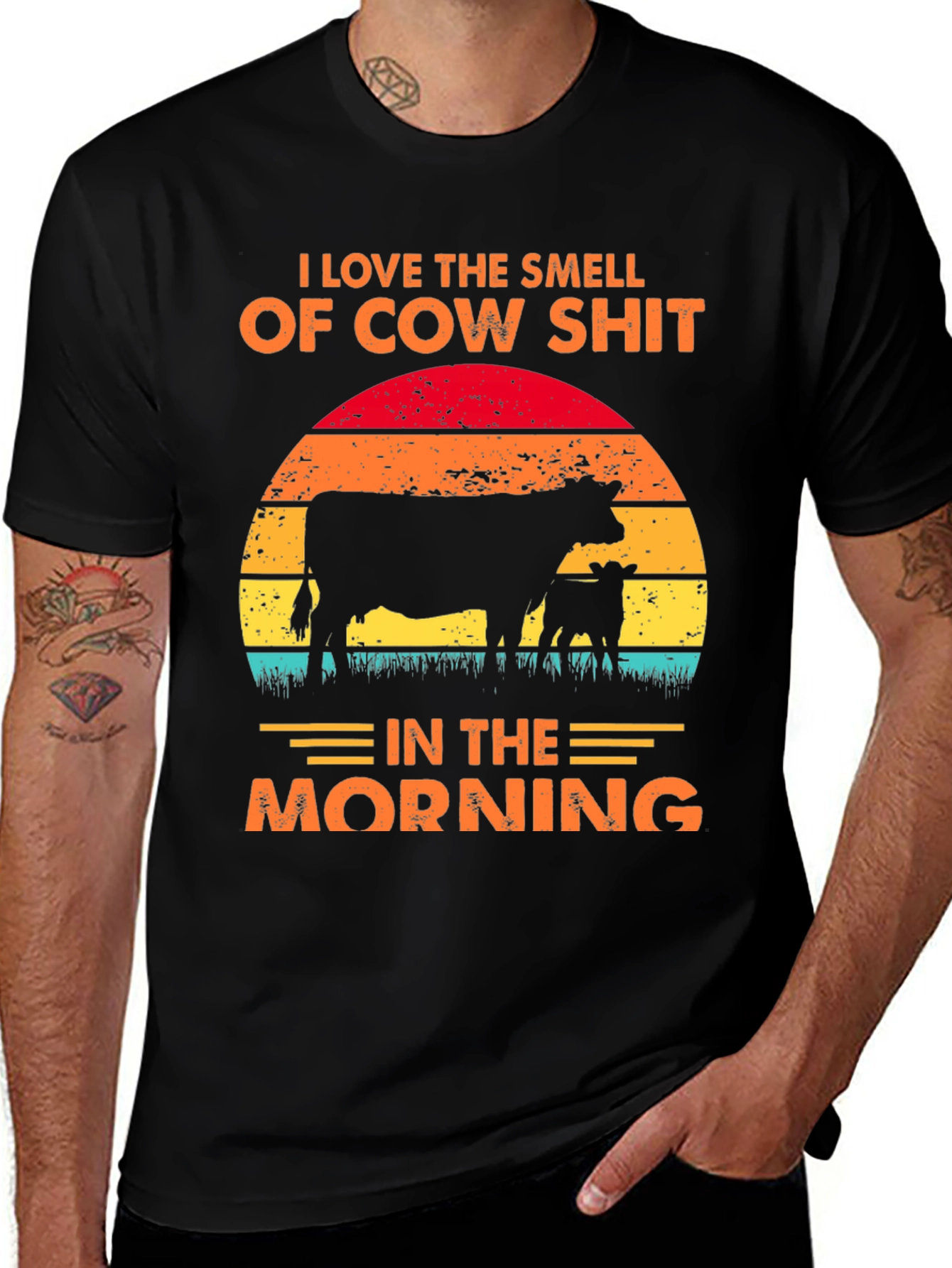 Variant 20 of Cow Shit Morning T-Shirt