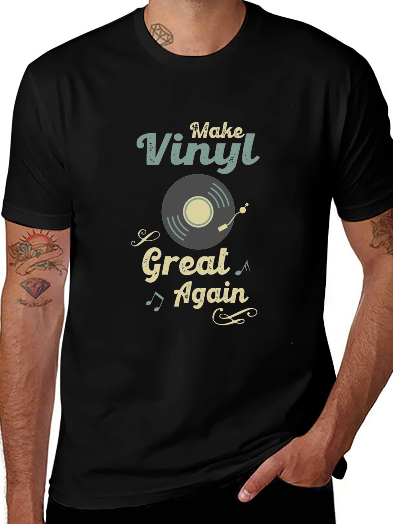 Variant 29 of Make Vinyl Great Again T-Shirt