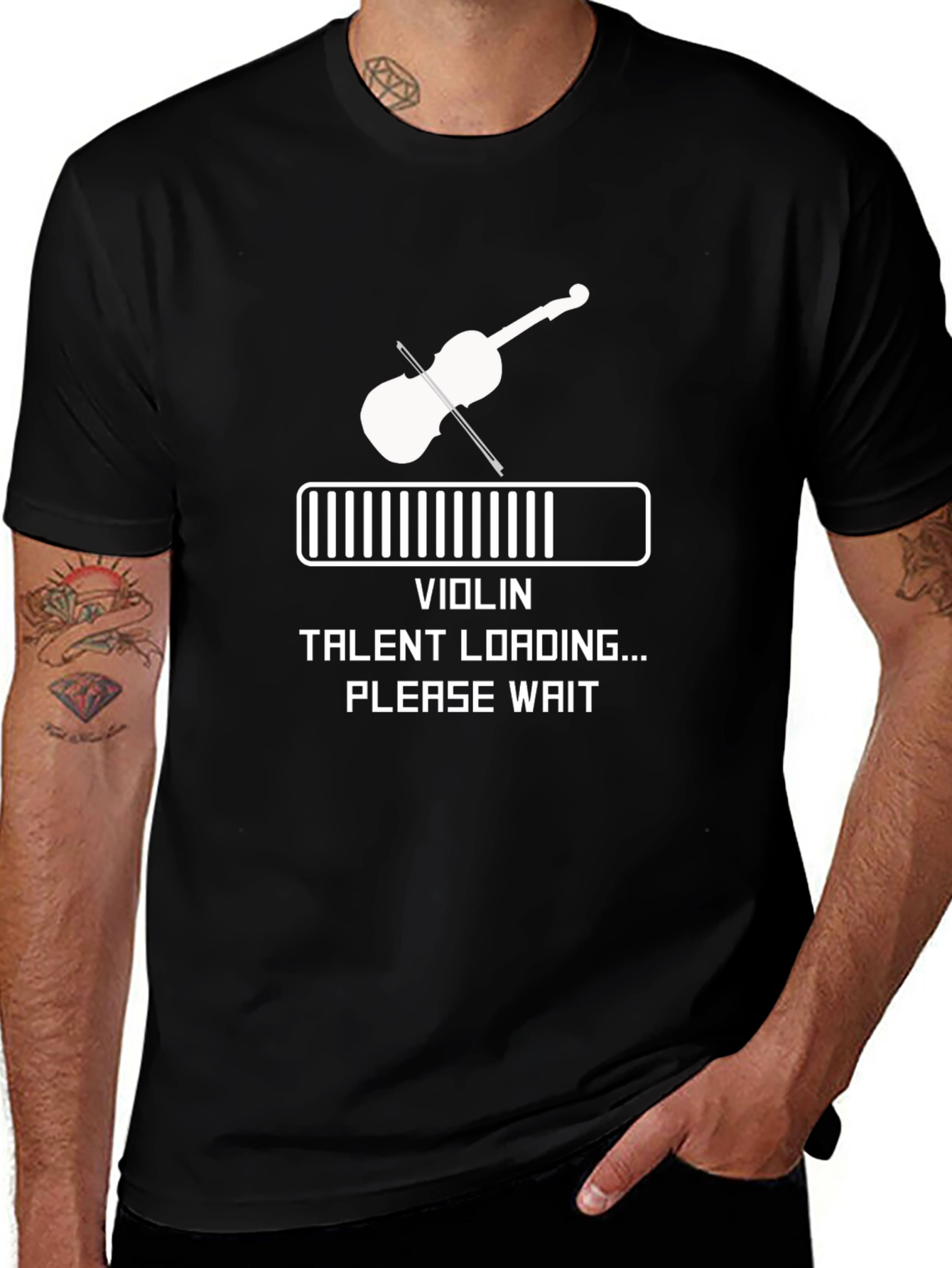 Variant 29 of Violin Talent Loading Funny Musician T-Shirt