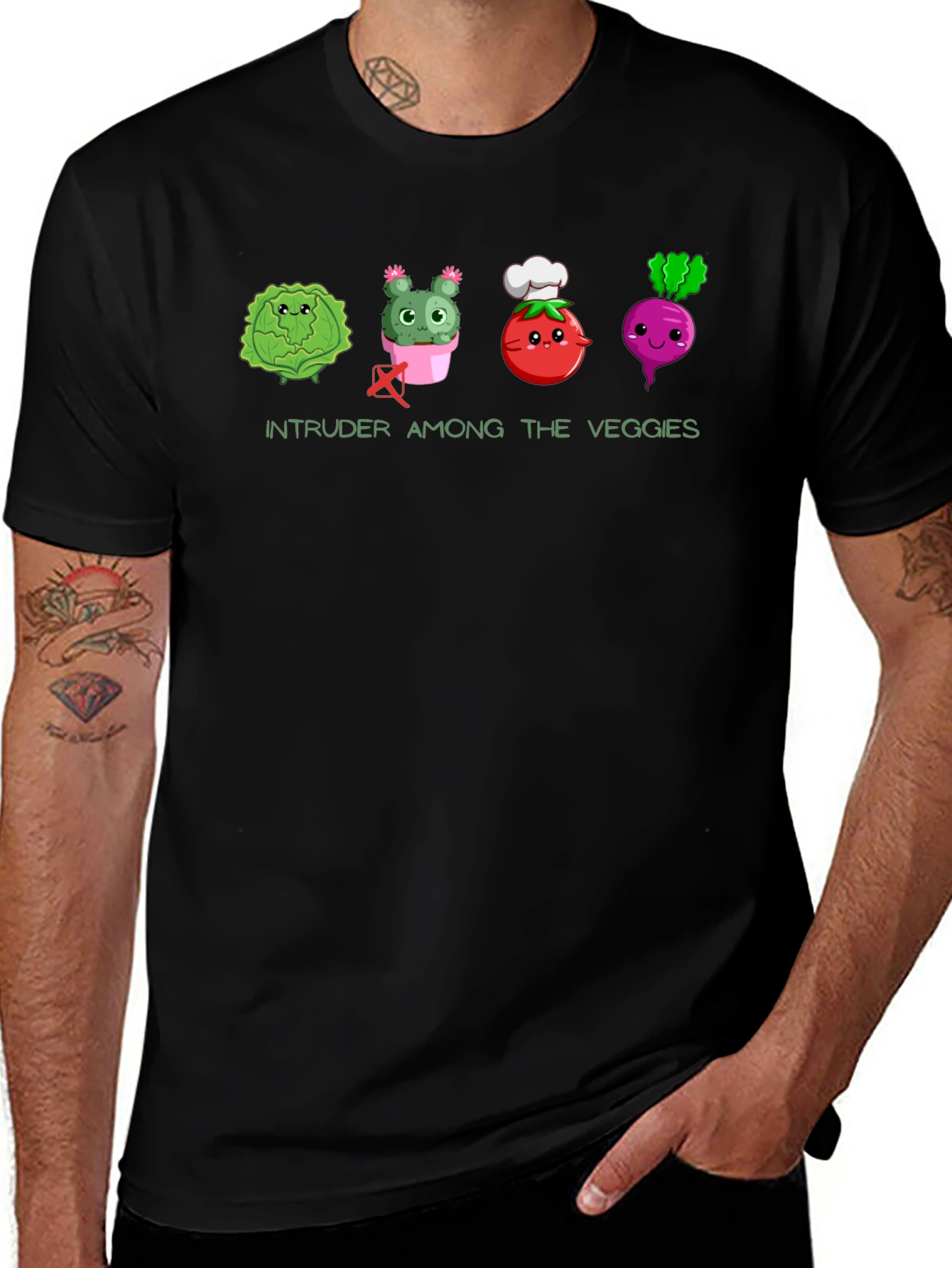 Intruder Among The Veggies T-Shirt