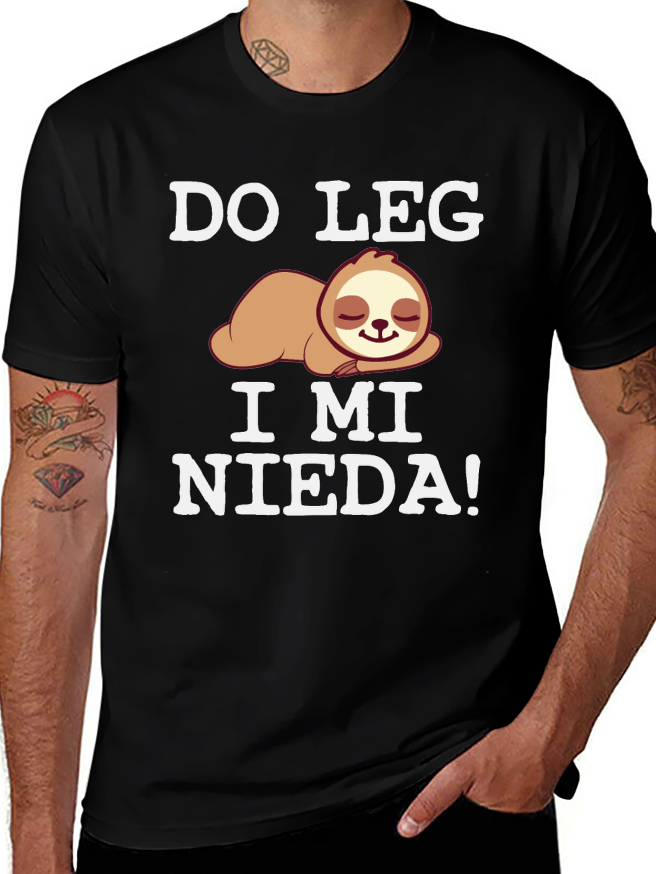 Variant 15 of Do Leg I Mi Nieda! Sloth T-Shirt - Lazy Day Comfort
