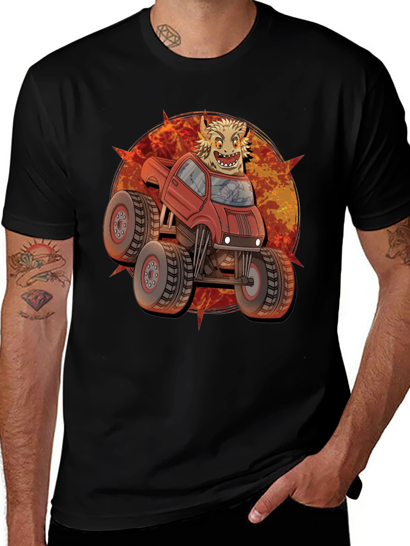 Variant 5 of Monster Truck Graphic T-Shirt