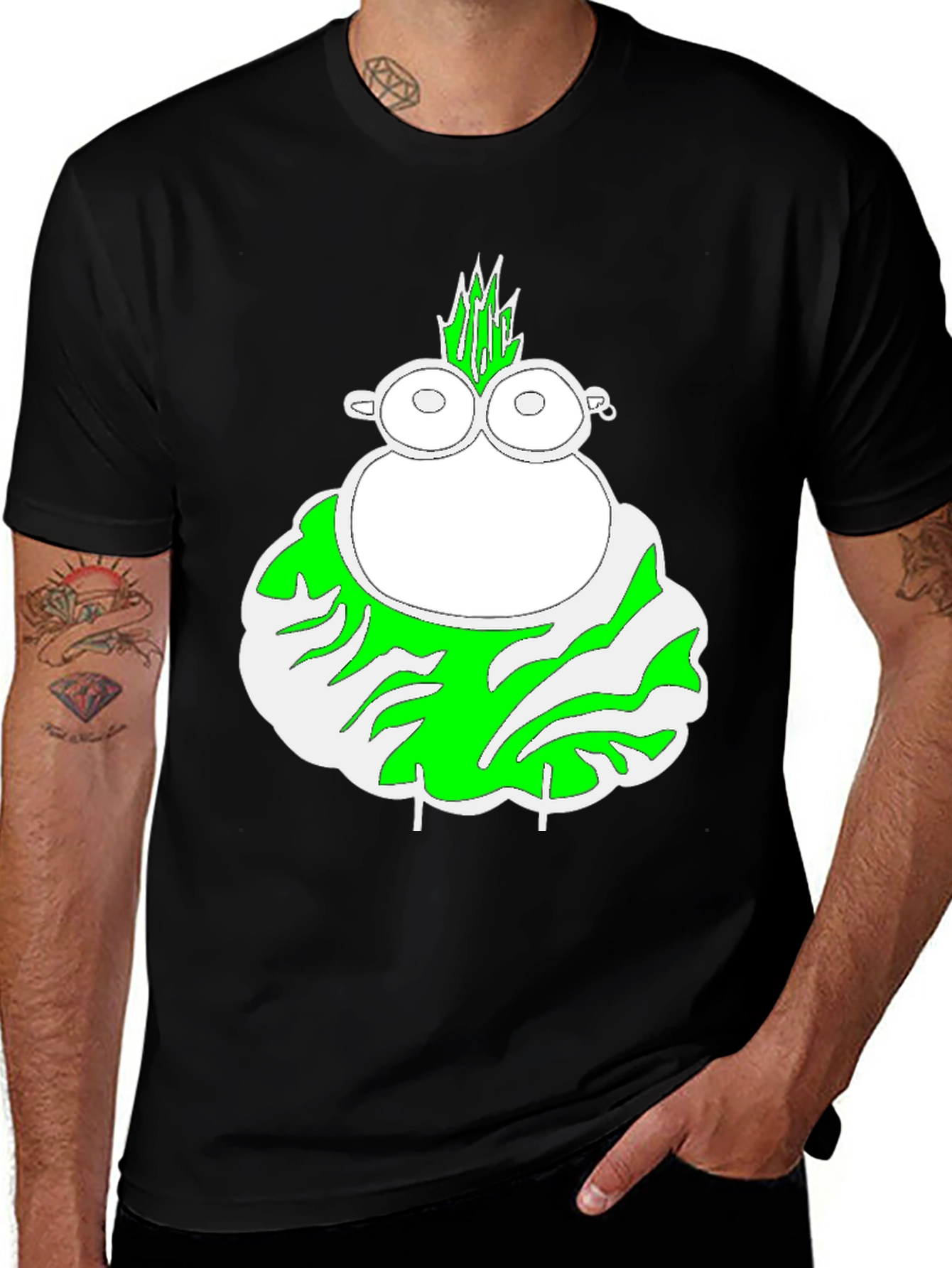 Black Funky Punk Chick T-Shirt - Black main image