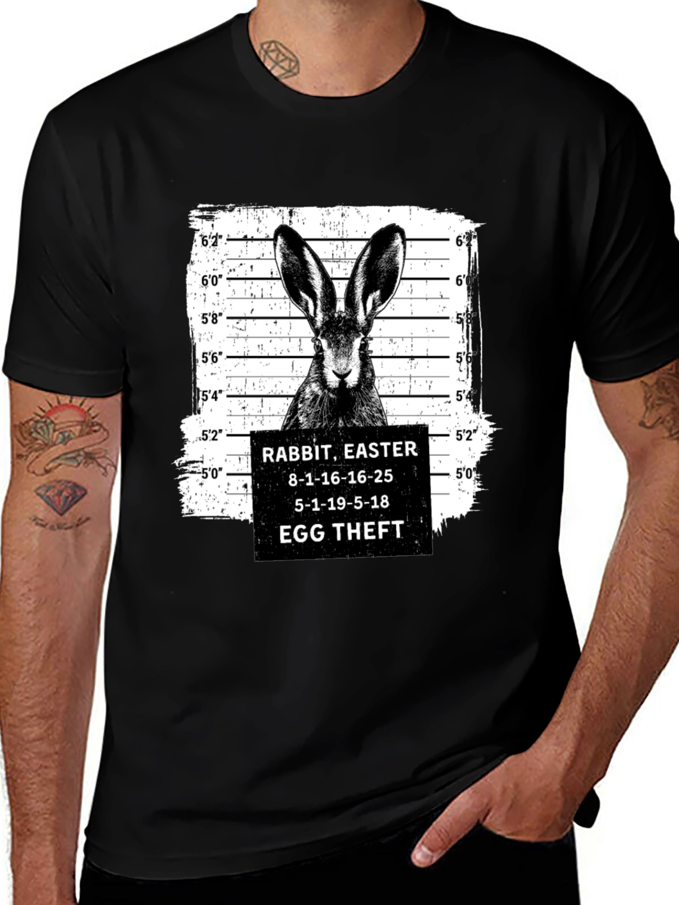 Variant 8 of Rabbit Easter Egg Theft T-Shirt