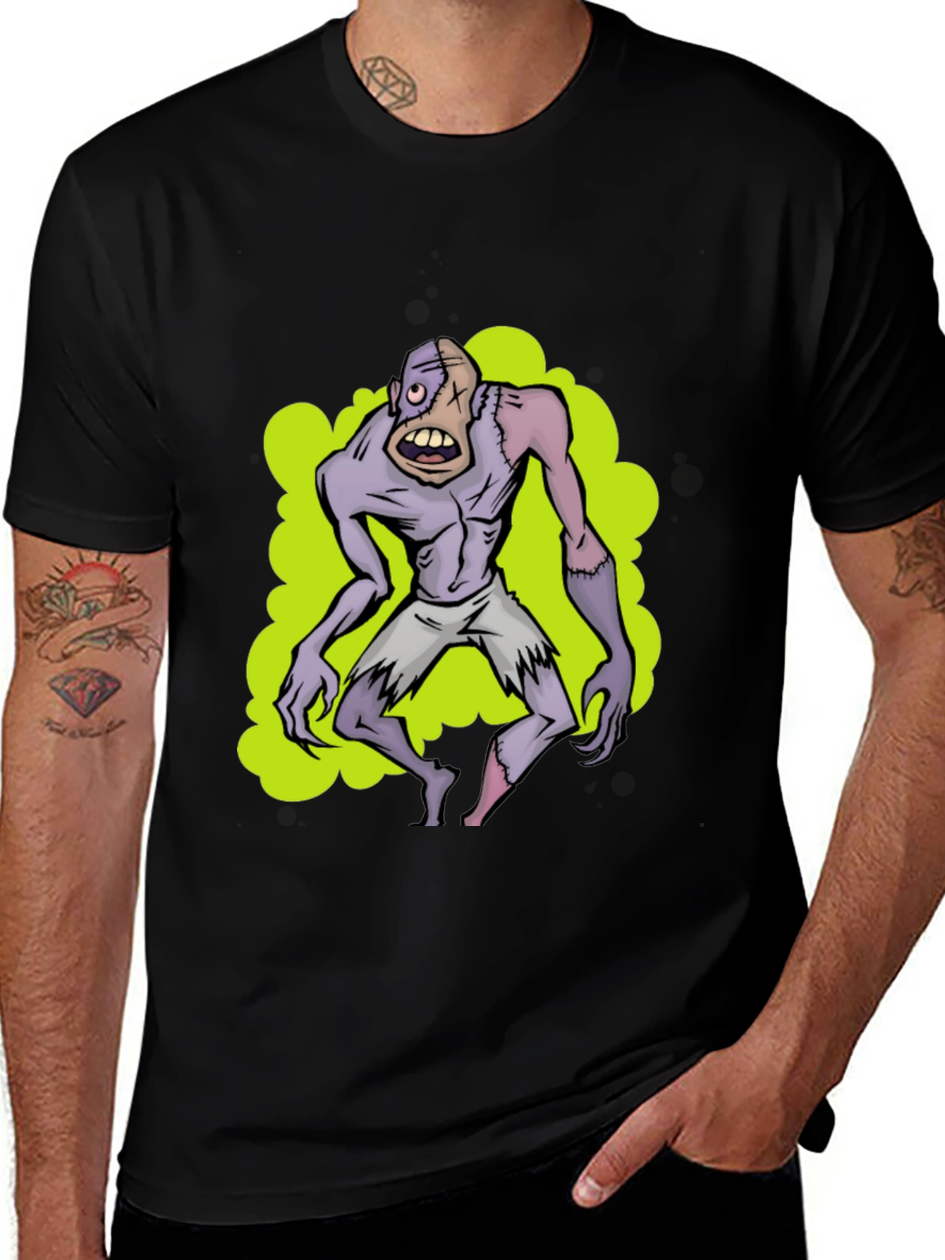 Variant 17 of Zombie Graphic T-Shirt - Unique Halloween Apparel