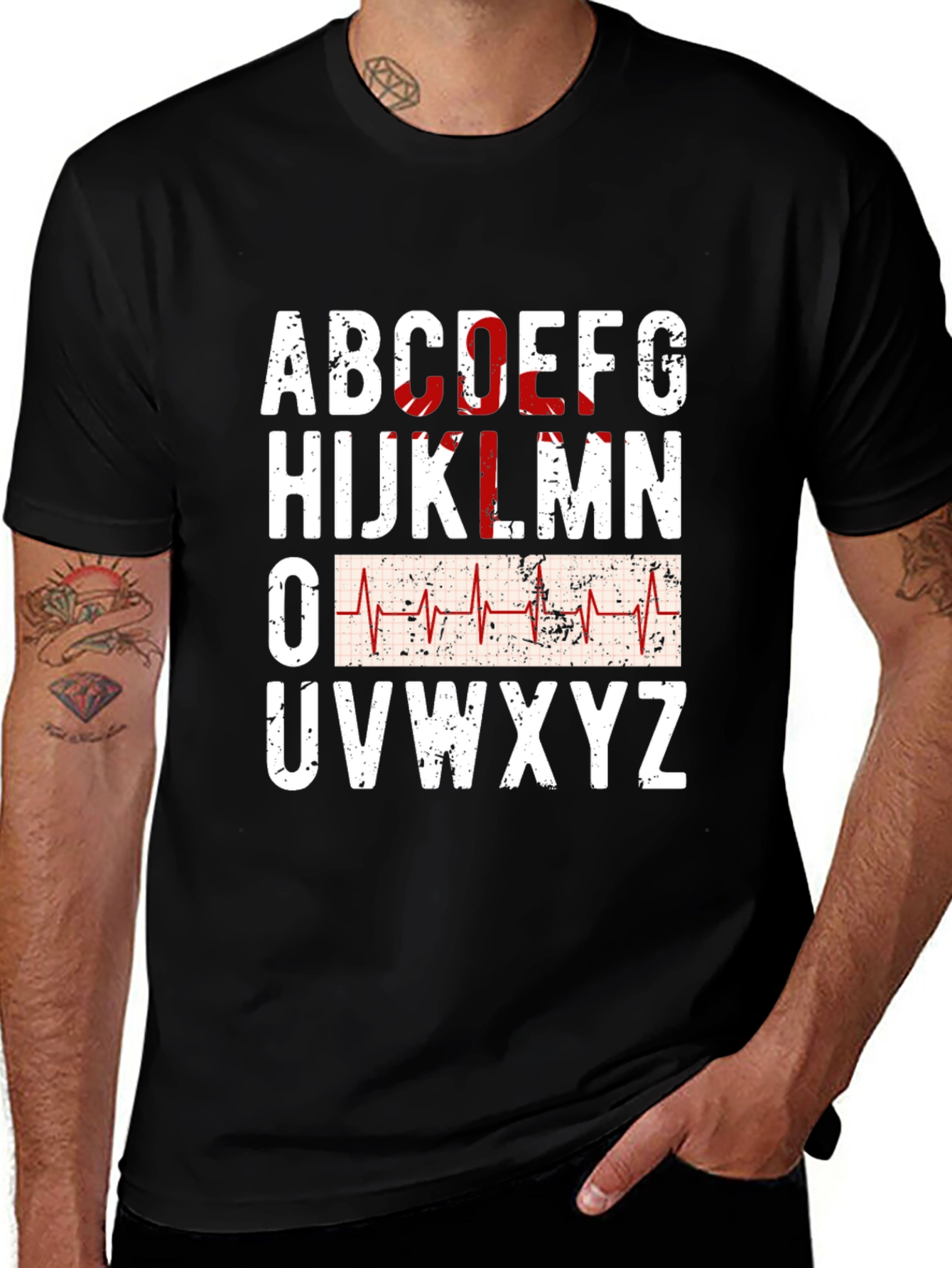 Nurse Alphabet T-Shirt - Medical Professional Apparel