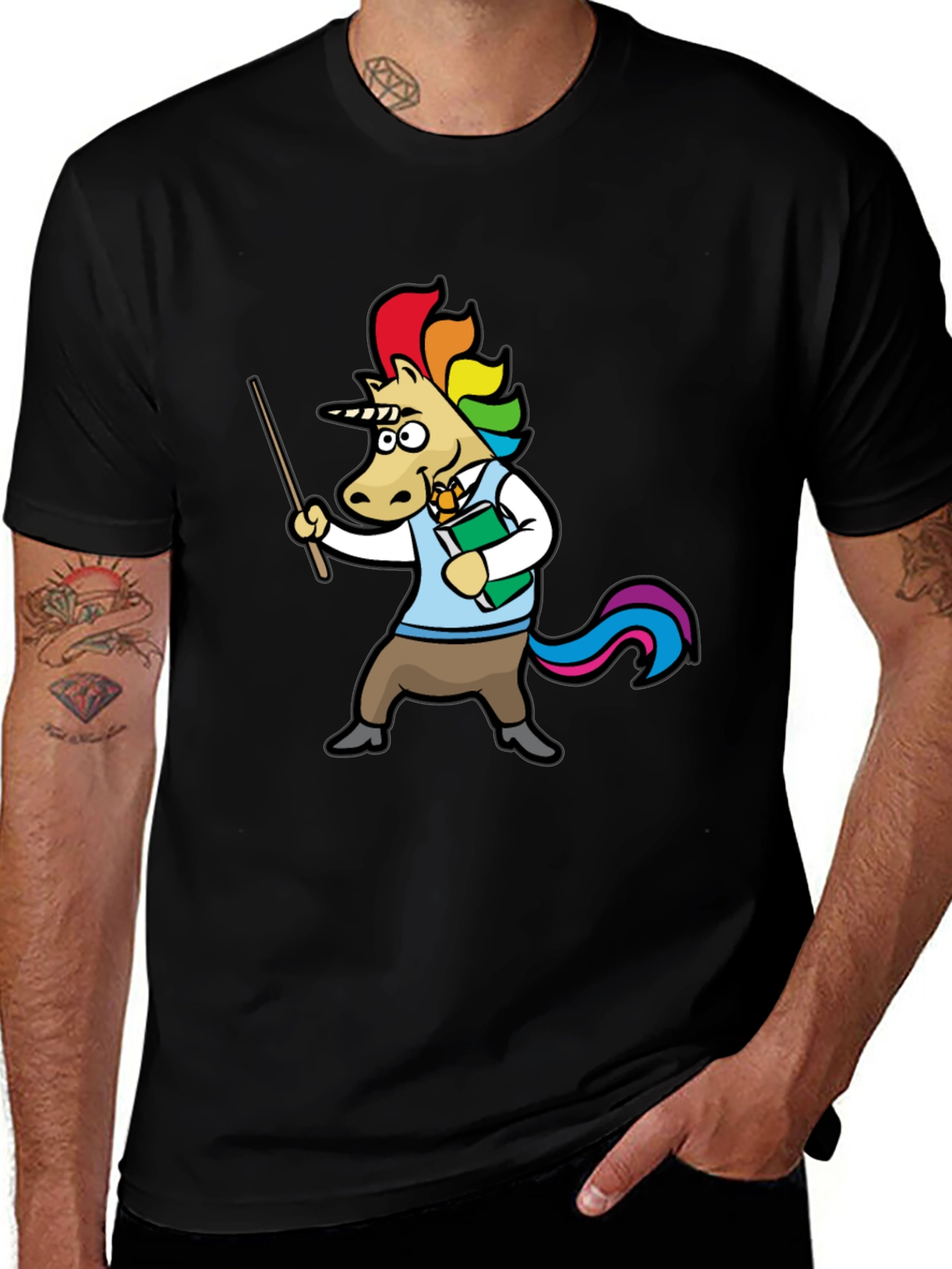 Variant 22 of Unicorn Teacher T-Shirt - Back to School Style