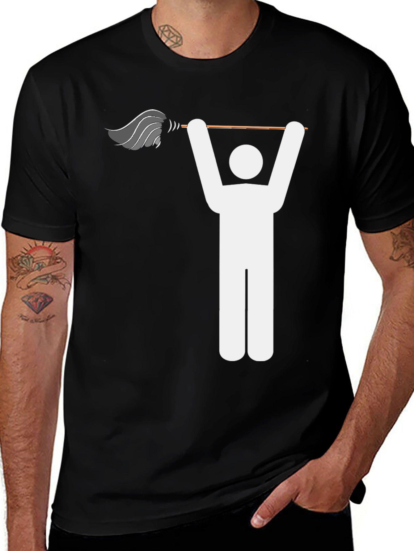 Variant 7 of Mop Lifter Graphic Tee - Clean Fun!