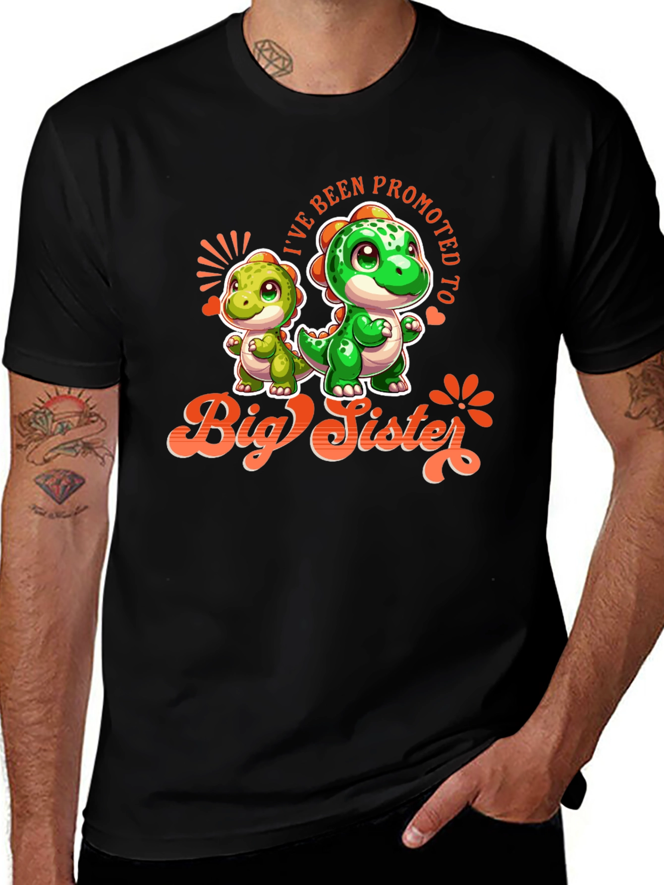Big Sister Dinosaur T-Shirt