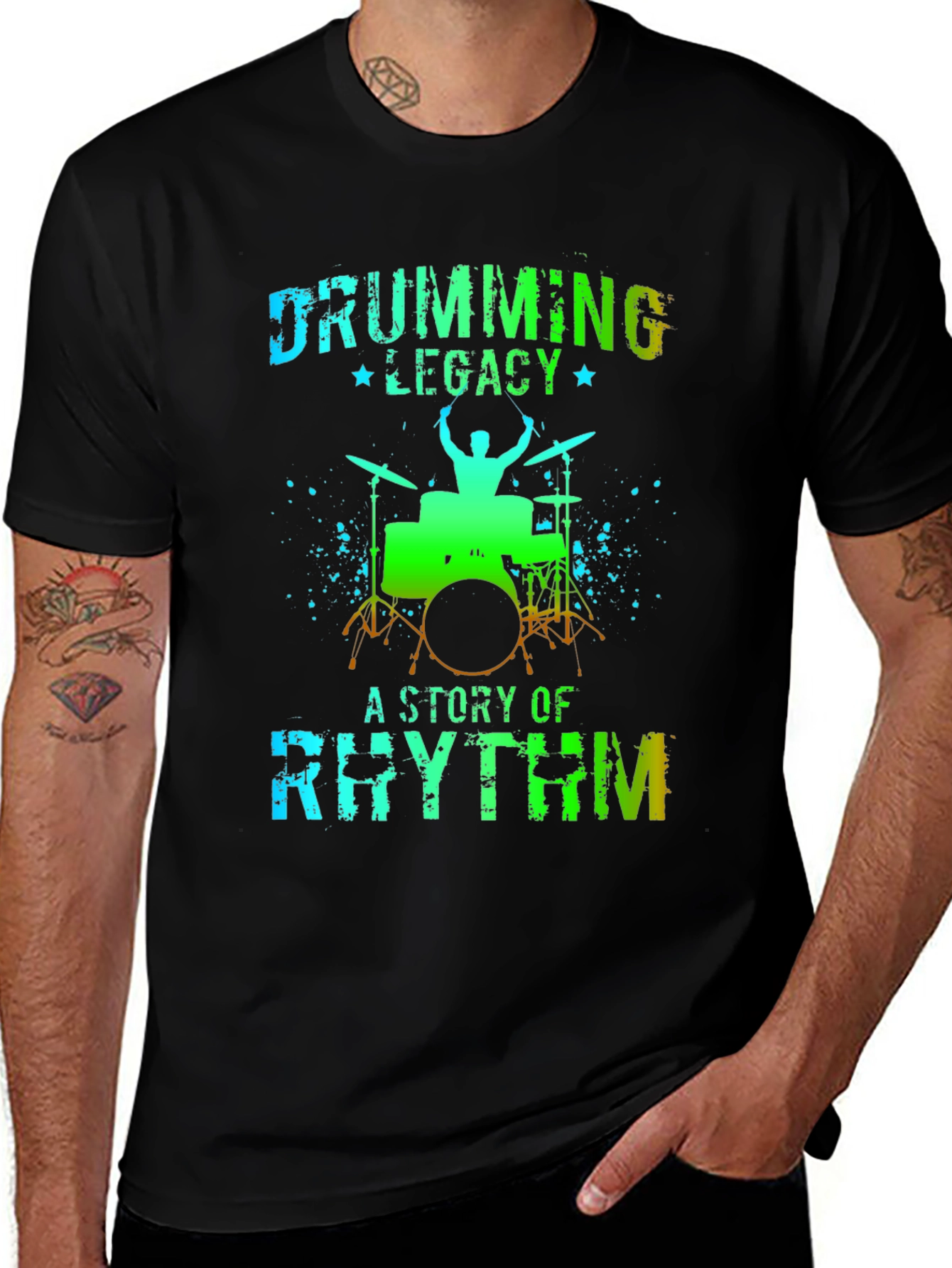 Variant 20 of Drumming Legacy Graphic T-Shirt
