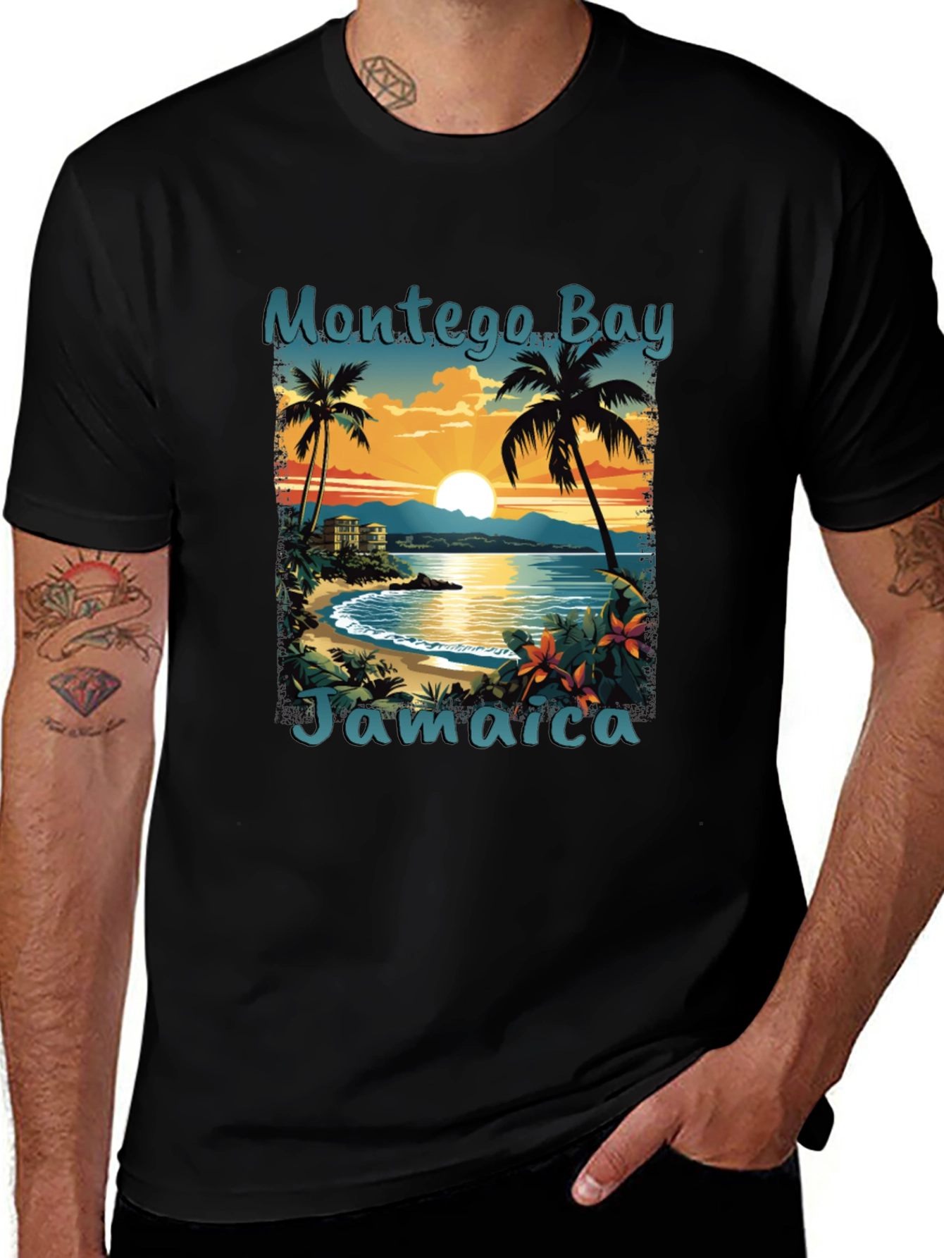 Montego Bay Jamaica Graphic T-Shirt