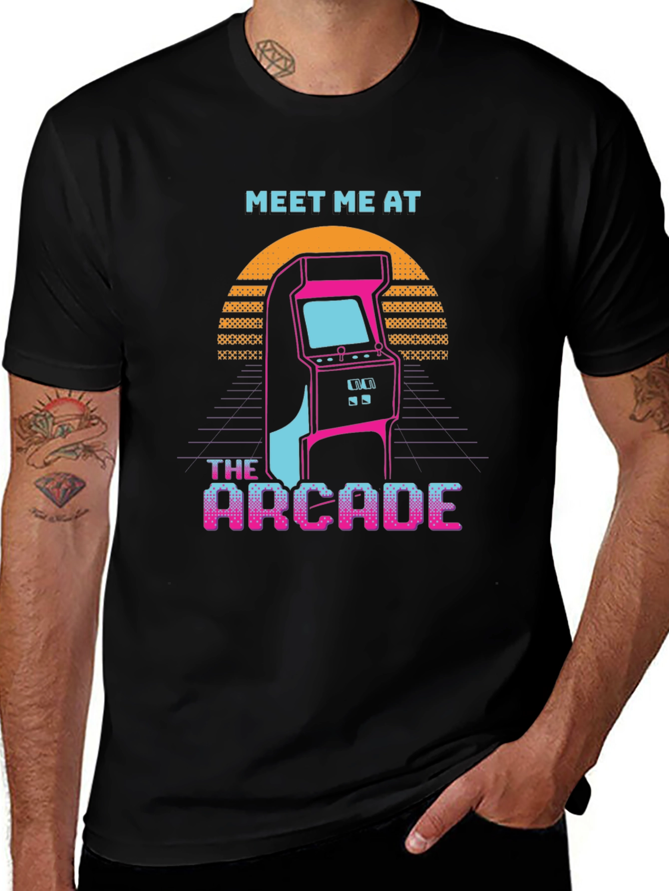 Variant 16 of Meet Me At The Arcade Graphic Tee