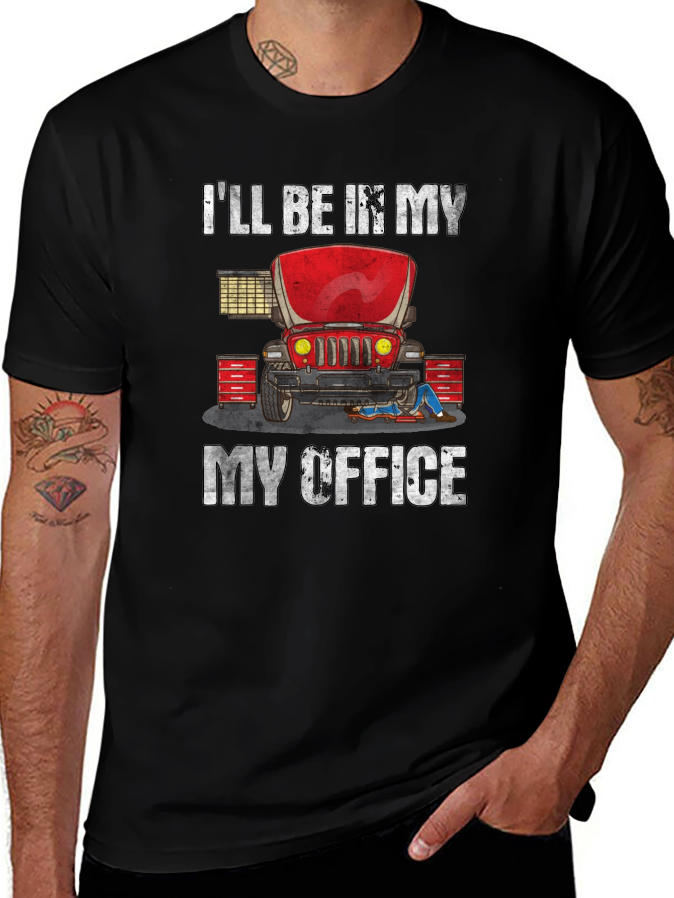 Variant 14 of Mechanic's Office T-Shirt