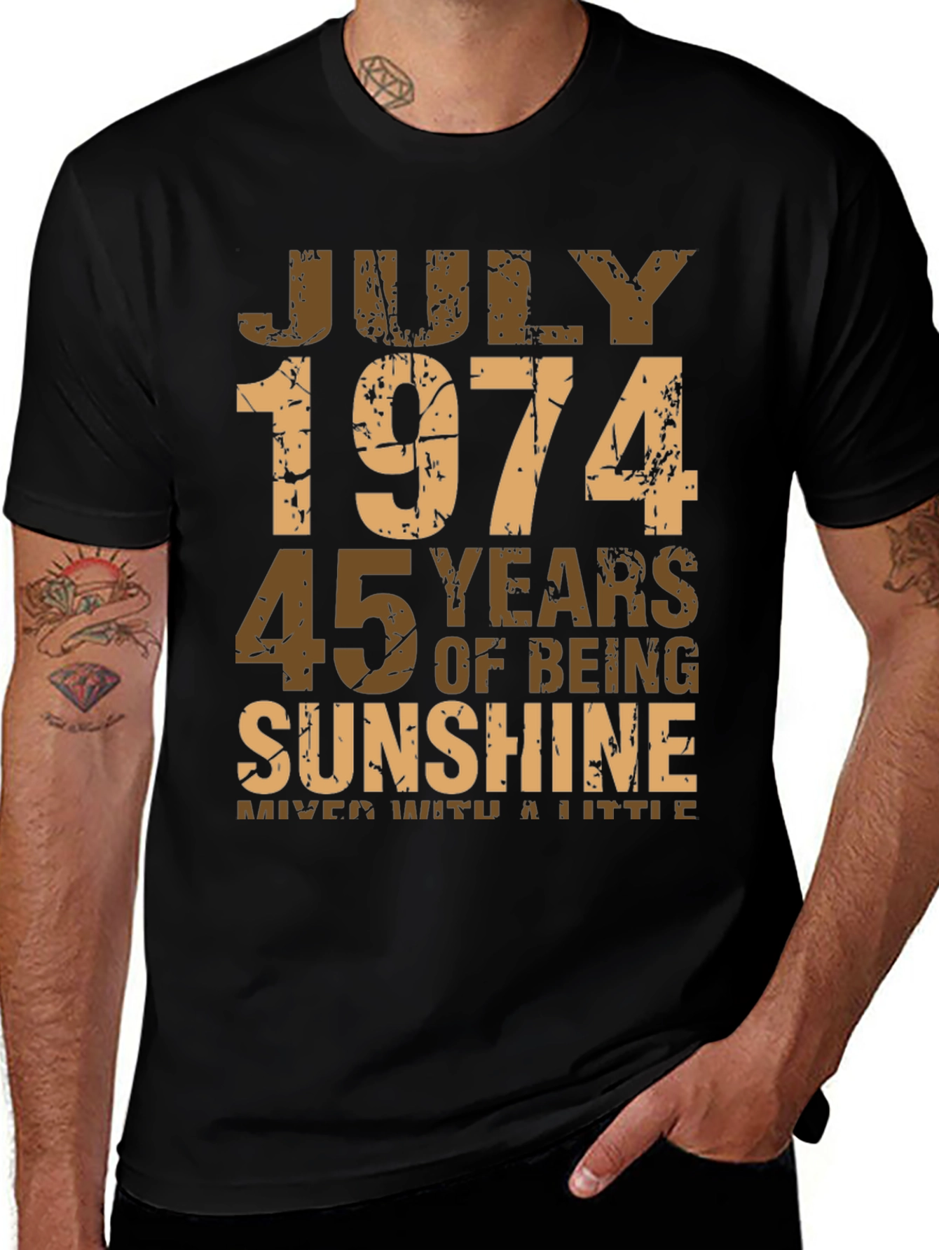 Variant 22 of July 1974 45 Years of Sunshine T-Shirt