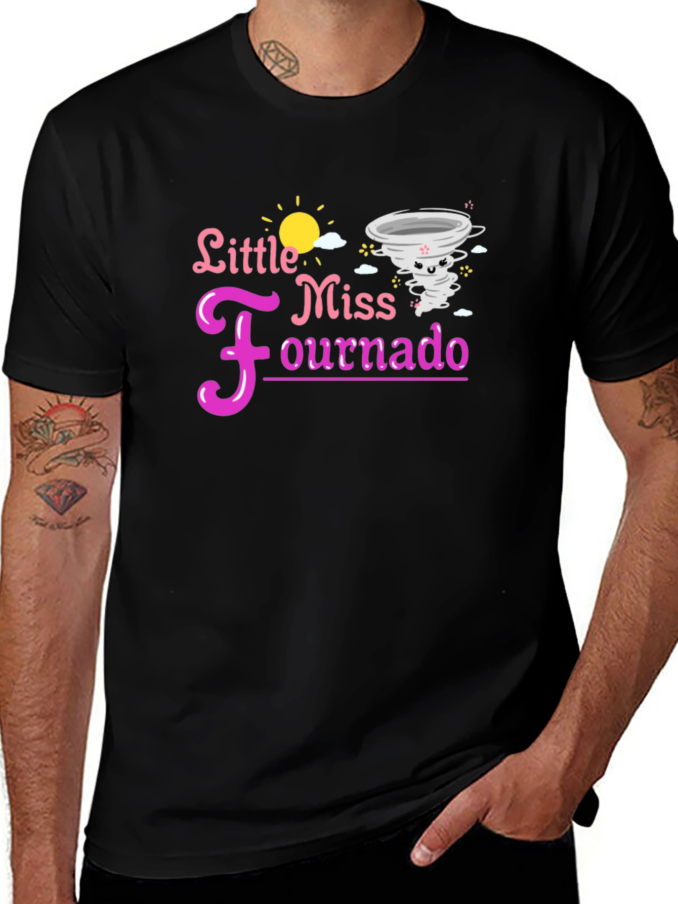 Variant 25 of Little Miss Fournado Black Tee