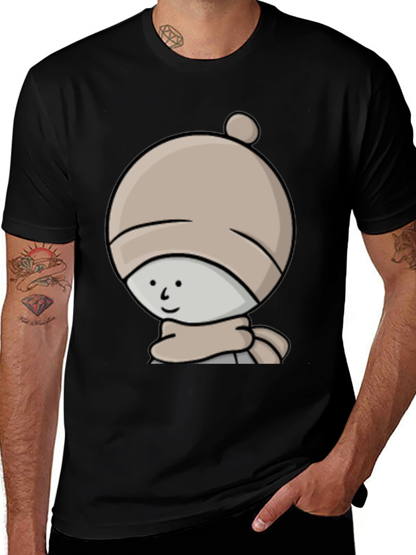 Cartoon Character Graphic Tee