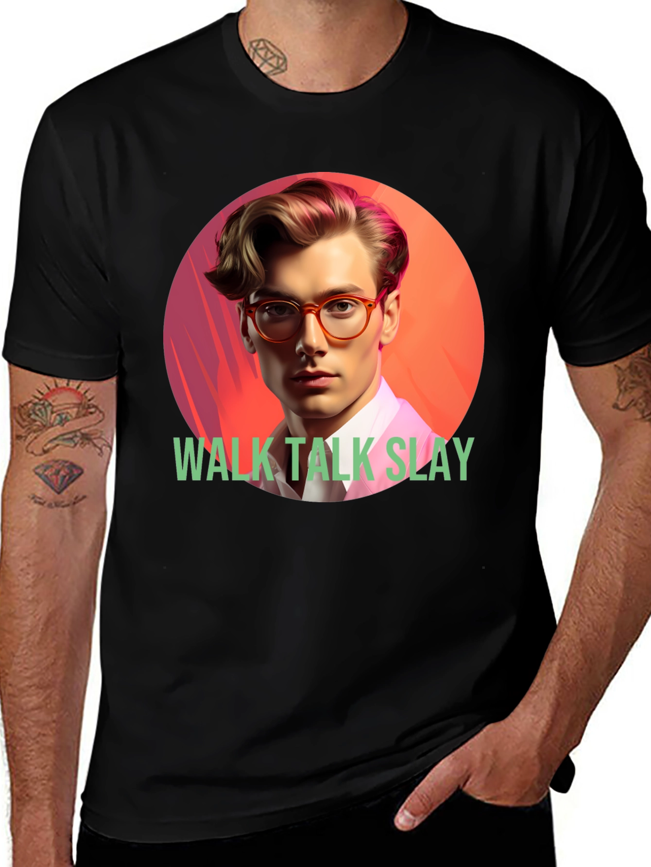 Variant 22 of Walk Talk Slay Graphic Tee