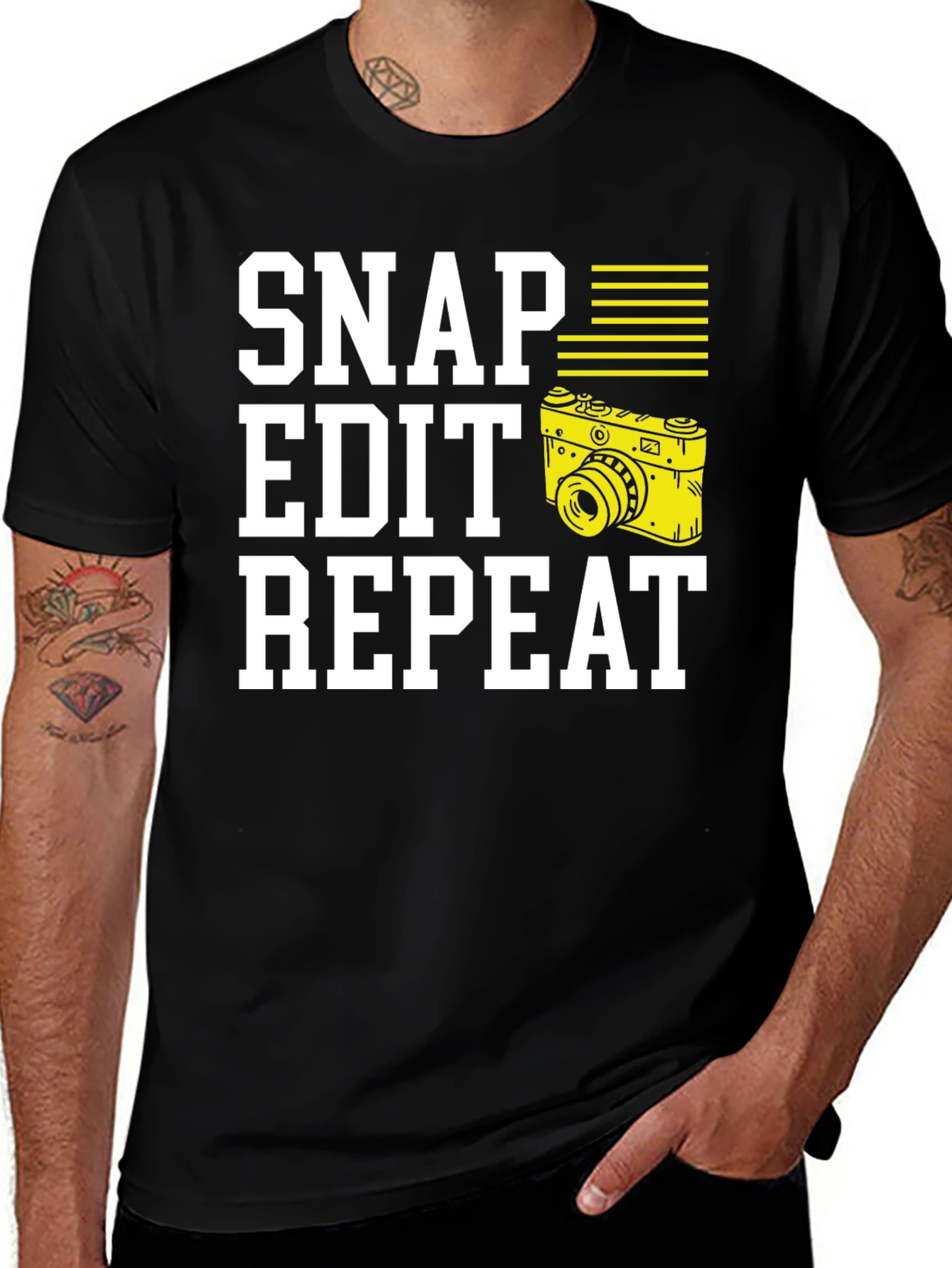 Variant 20 of Snap Edit Repeat Graphic T-Shirt