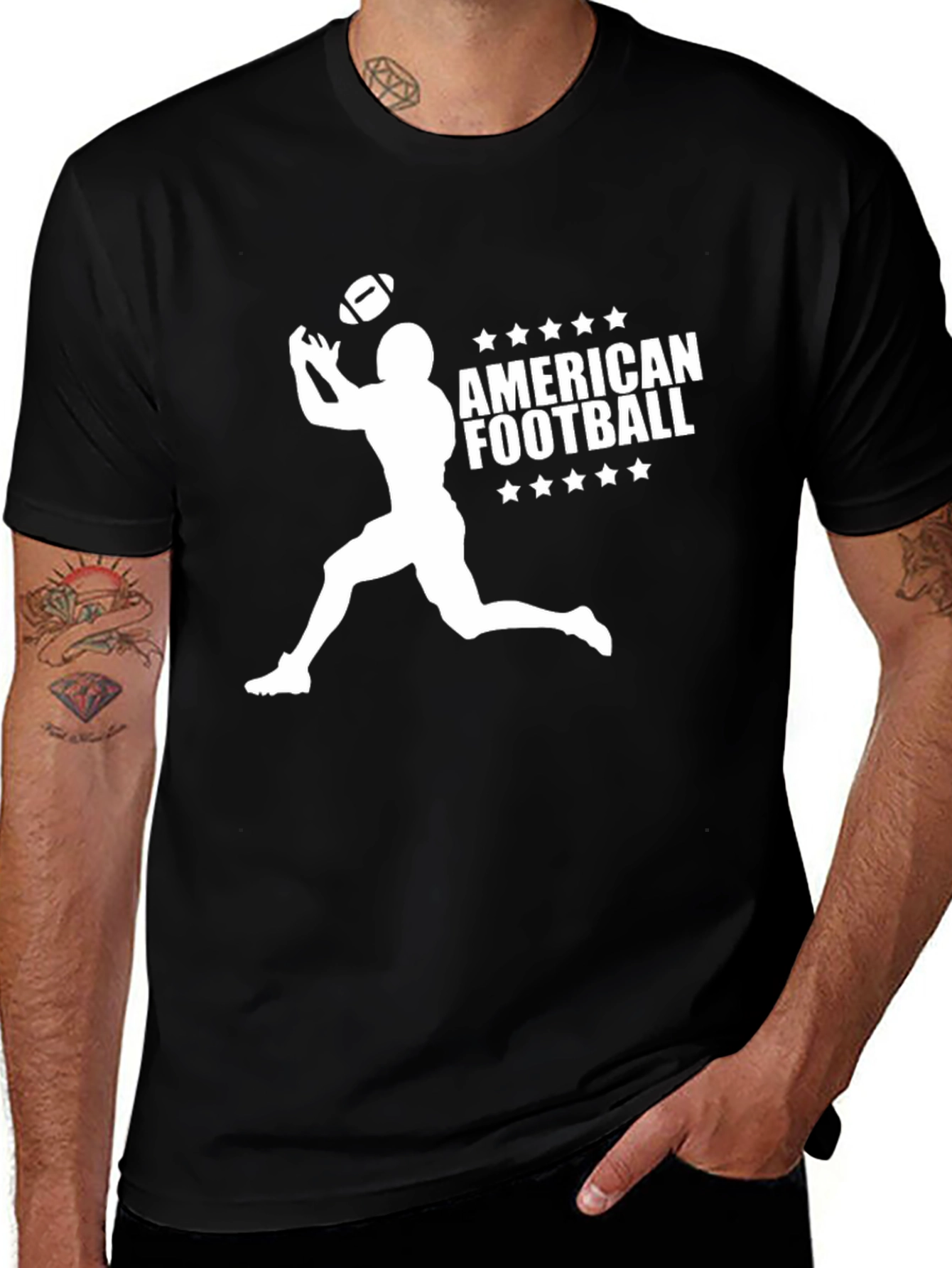 American Football Graphic Tee - Receiver Catch!