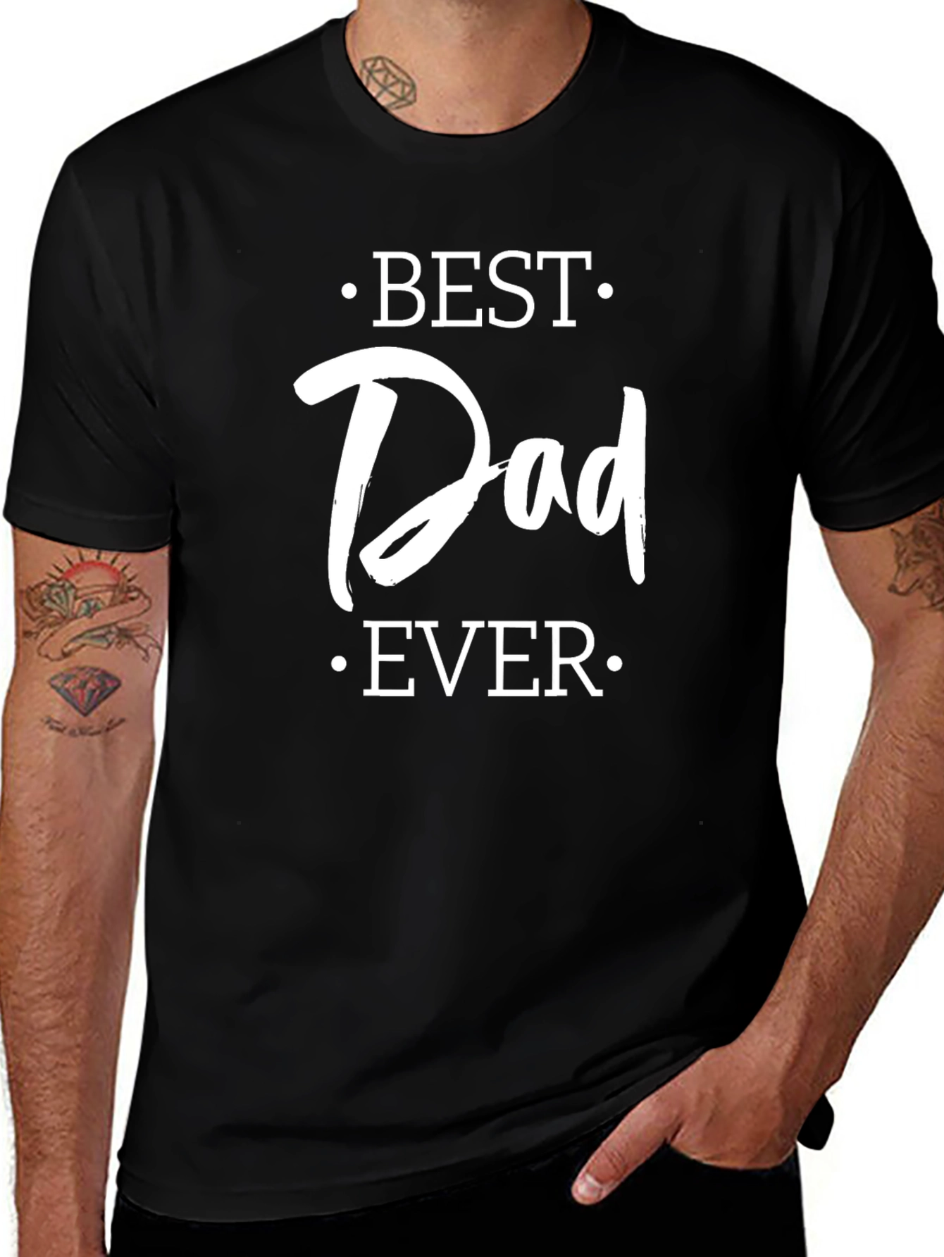 Variant 24 of Best Dad Ever T-Shirt - Stylish Father's Day Gift