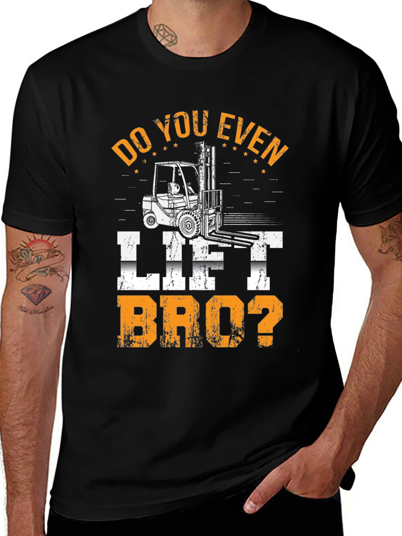 Variant 14 of Do You Even Lift Bro? Forklift T-Shirt