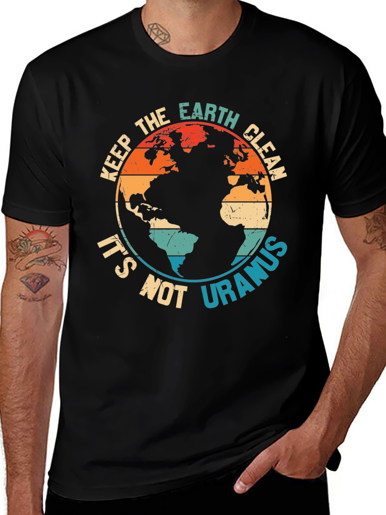 Keep Earth Clean T-Shirt - Planet Earth Tee