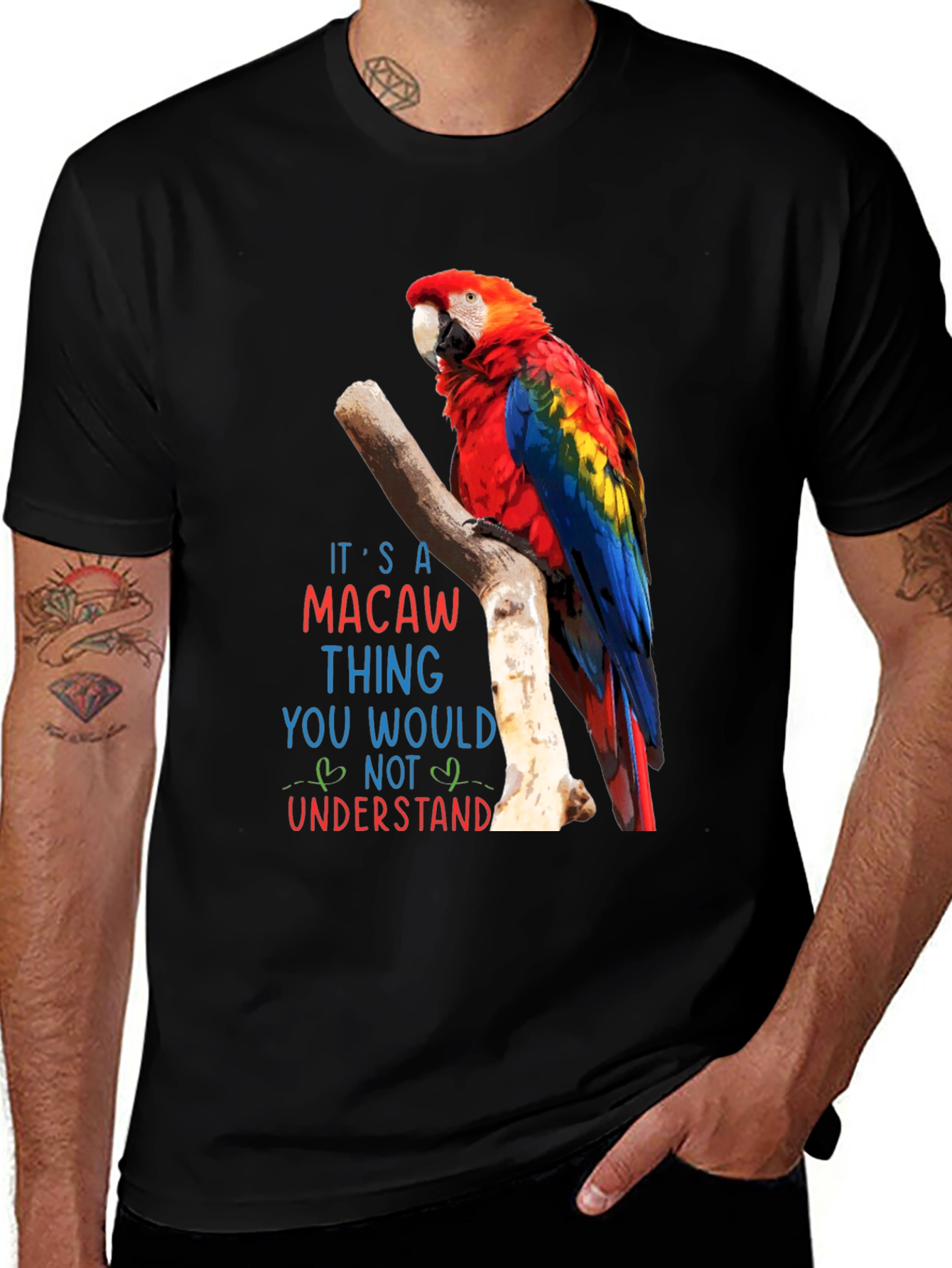 Variant 3 of Macaw Thing T-Shirt - Parrot Lover Tee