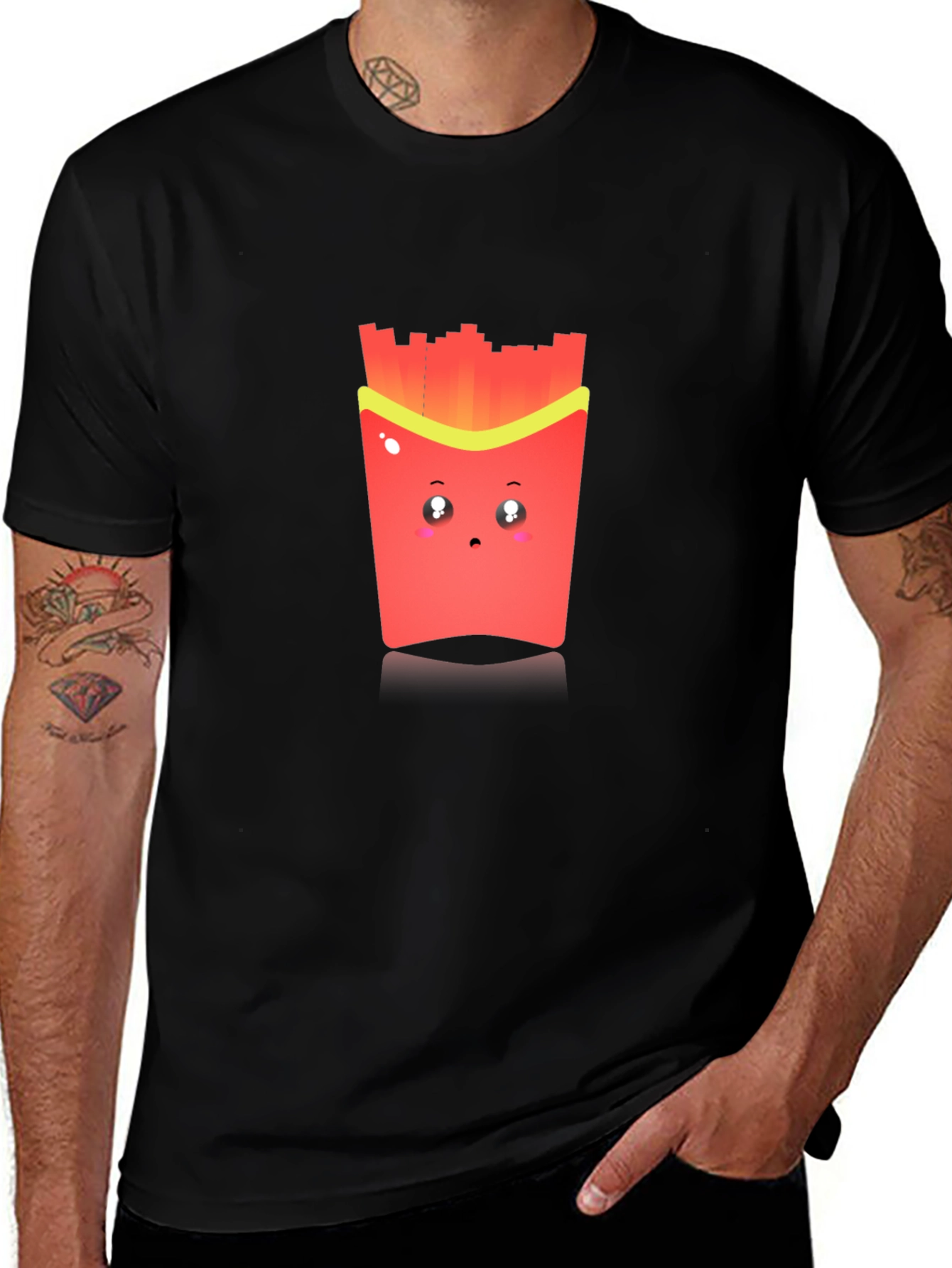 Variant 25 of Cute Kawaii French Fries T-Shirt