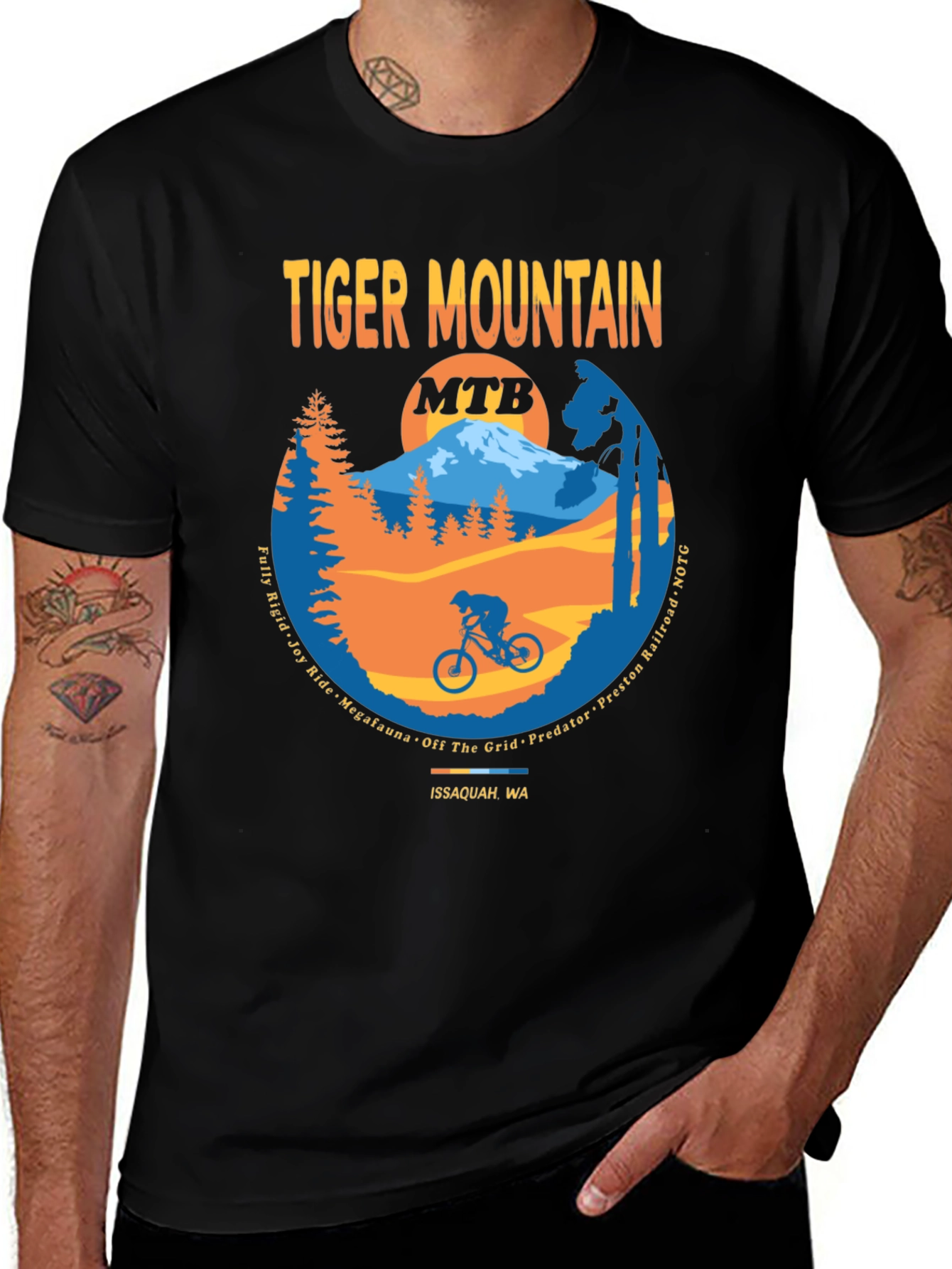 Tiger Mountain MTB Graphic T-Shirt - Cycling Apparel