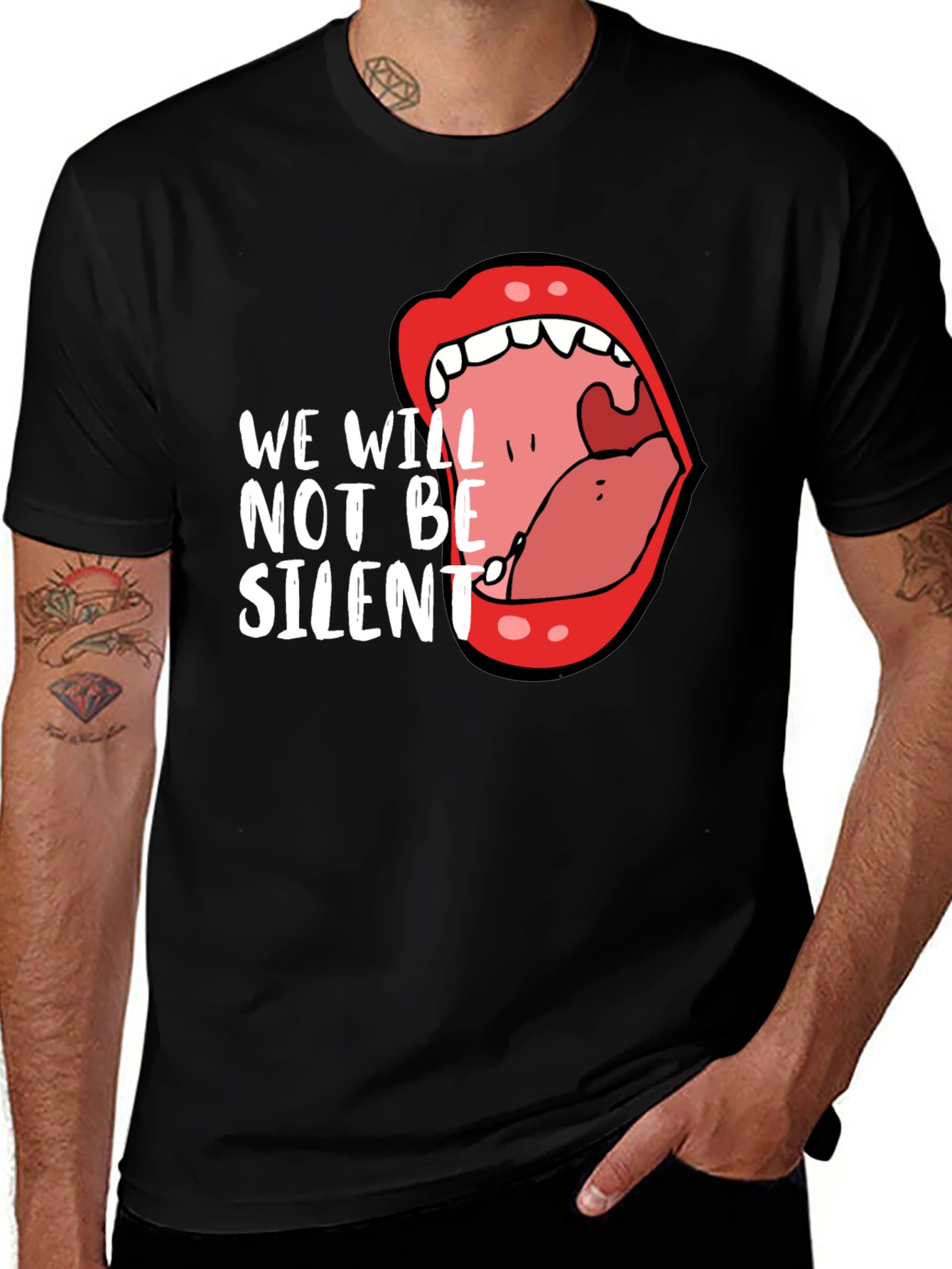 Variant 11 of We Will Not Be Silent Graphic T-Shirt